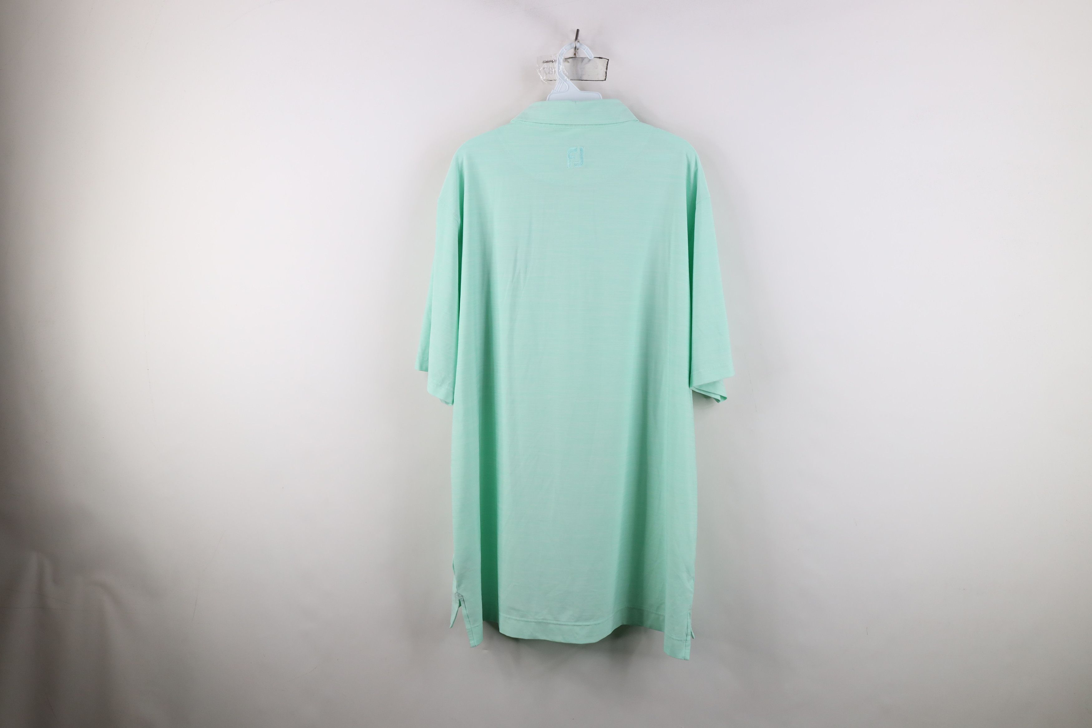 Footjoy FootJoy Logo Marathon Classic Golf Collared Polo Shirt Green Size US XL / EU 56 / 4 - 13 Thumbnail