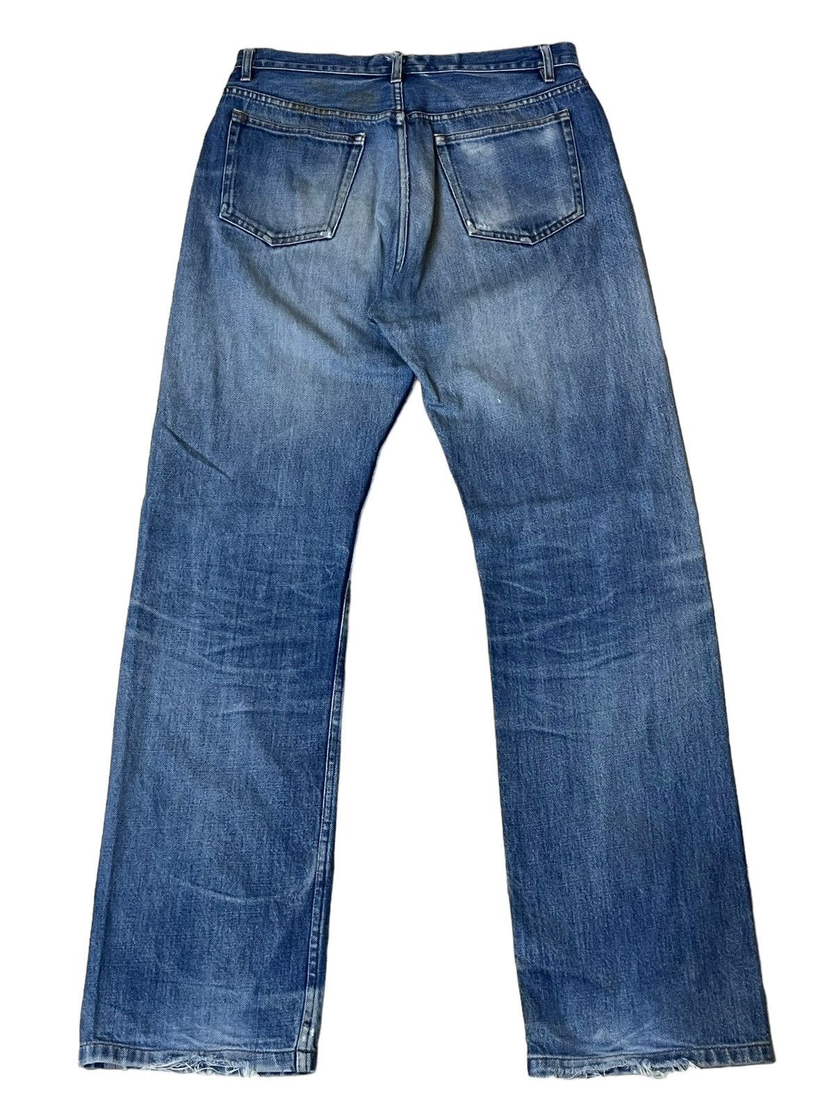 A.P.C. RIP🔥A.P.C RUE DE FLEURUS DISTRESSED SELVEDGE JEANS Size US 29 - 2 Thumbnail