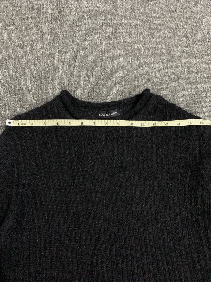 Japanese Brand TOUS LES DEUX Mohair Japenese Grungge Sheer Long Sleeve Size US M / EU 48-50 / 2 - 9 Thumbnail