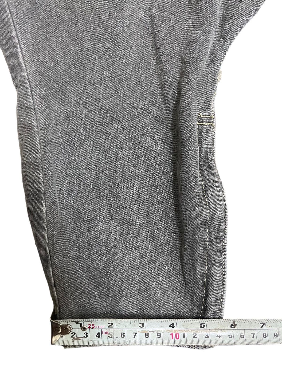 Japanese Brand Vintage Ginwash Grey Monster Workwear Baggy Carpenter Denim Size US 32 / EU 48 - 16 Thumbnail