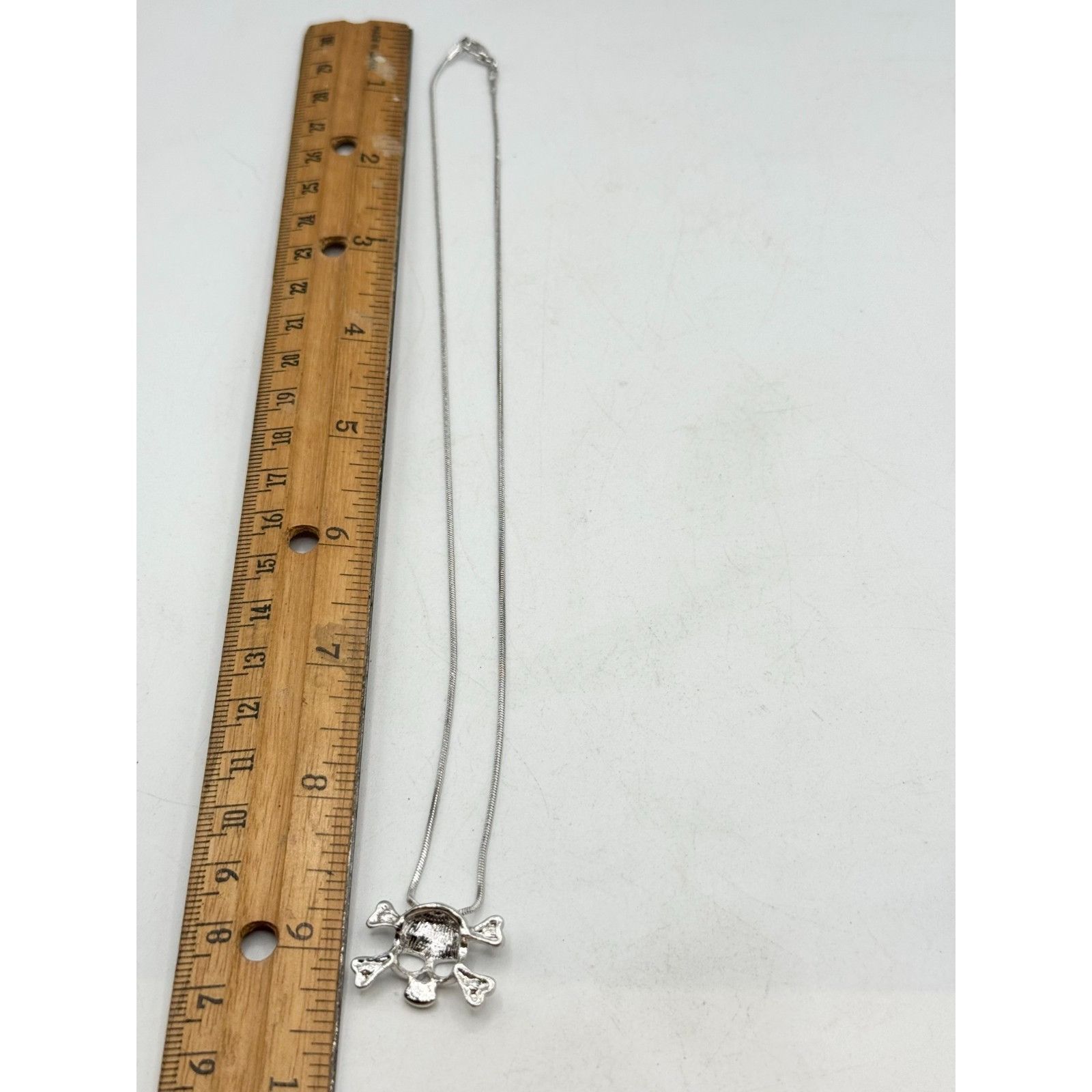 Other Vintage rhinestone skull snake chain necklace Size ONE SIZE - 5 Thumbnail