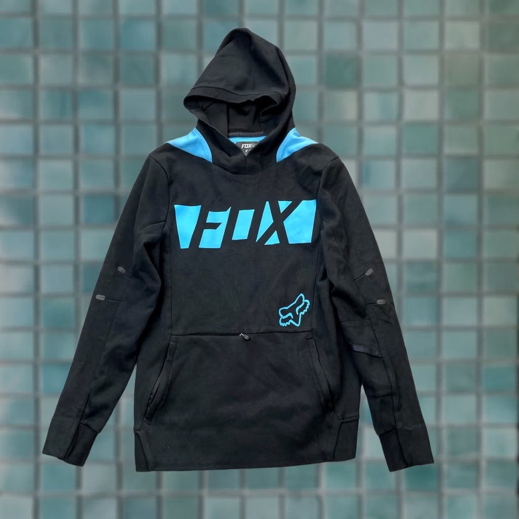 Fox Racing Fox Racing Hoodie Mens Small Black Flexair Tru Dri Graphic Print Logo Pullover Size US S / EU 44-46 / 1 - 1 Thumbnail