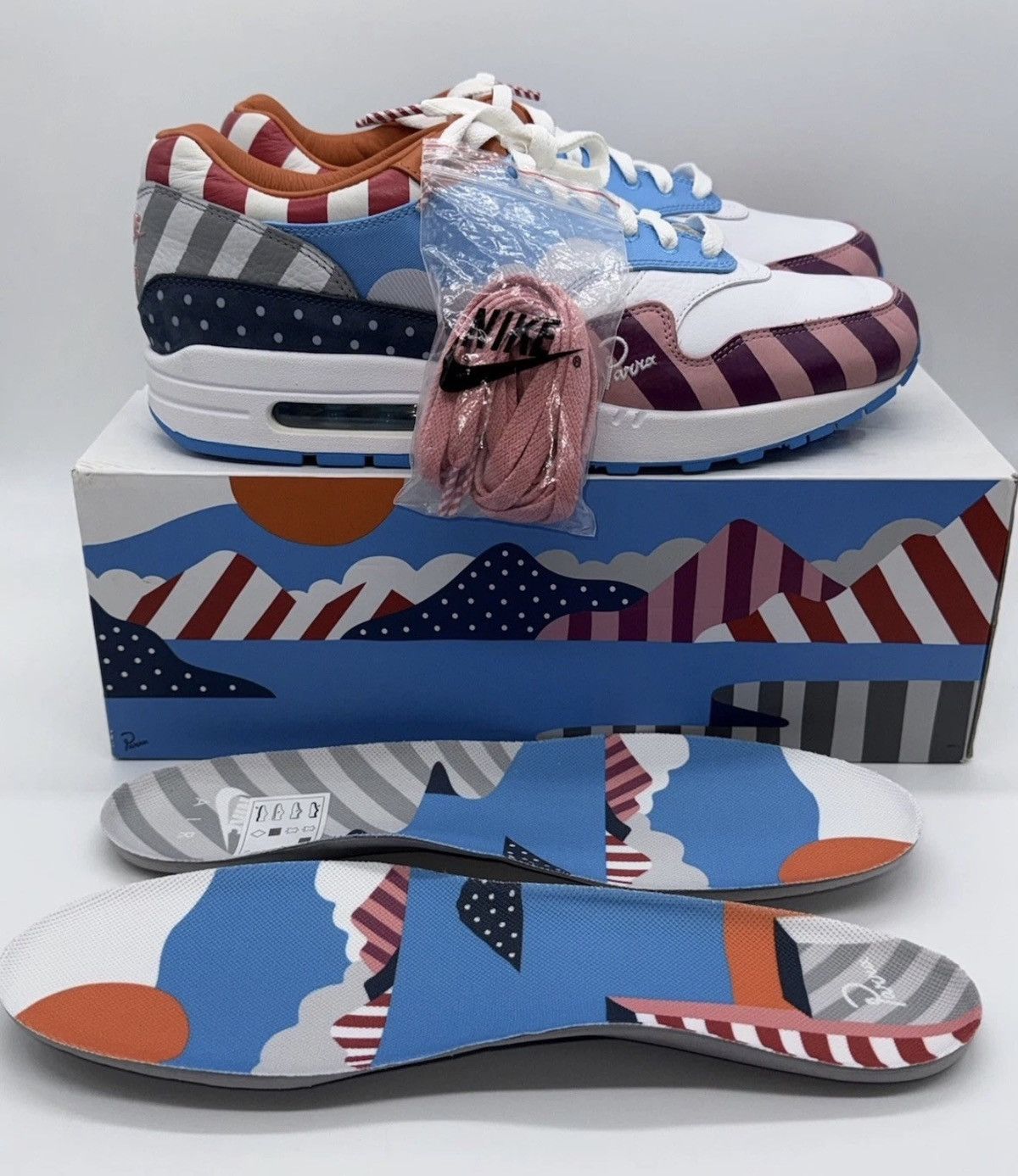 Nike × Parra Nike Air Max 1 Parra Friends & Family SZ10.5US AQ9973-100 Size US 10.5 / EU 43-44 - 9 Thumbnail