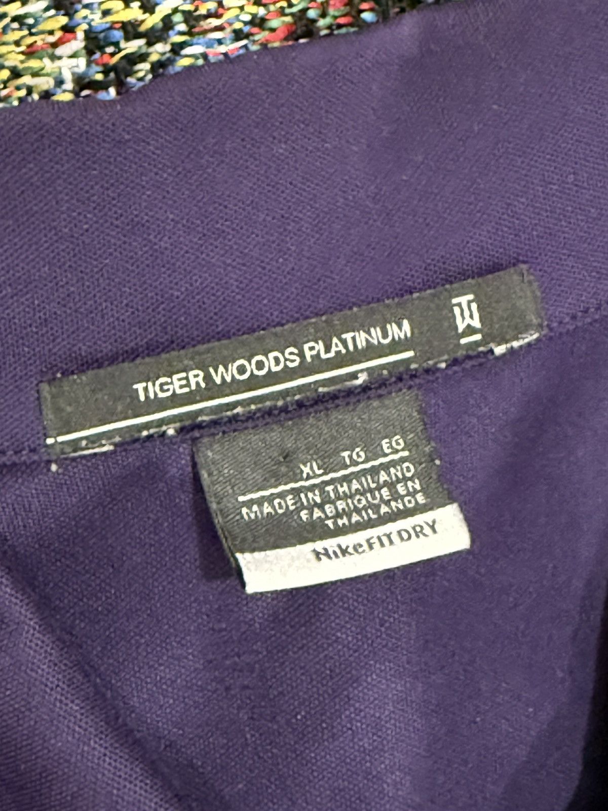 Nike × Tiger Woods Purple Nike X Tiger Woods Platinum golf polo Size US XL / EU 56 / 4 - 3 Thumbnail