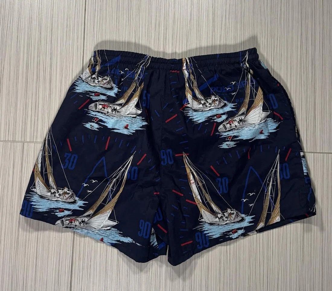 Polo Ralph Lauren Vintage Polo Sport Ralph Lauren Sailing Swim Trunks (Size L) Size US 36 / EU 52 - 3 Thumbnail