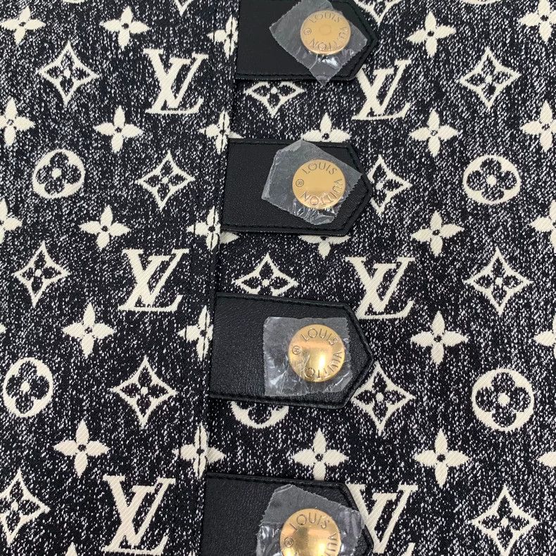 Louis Vuitton Louis Vuitton 23 Dark Grey Cotton Casual Skirt with Full P Size 35" - 5 Thumbnail