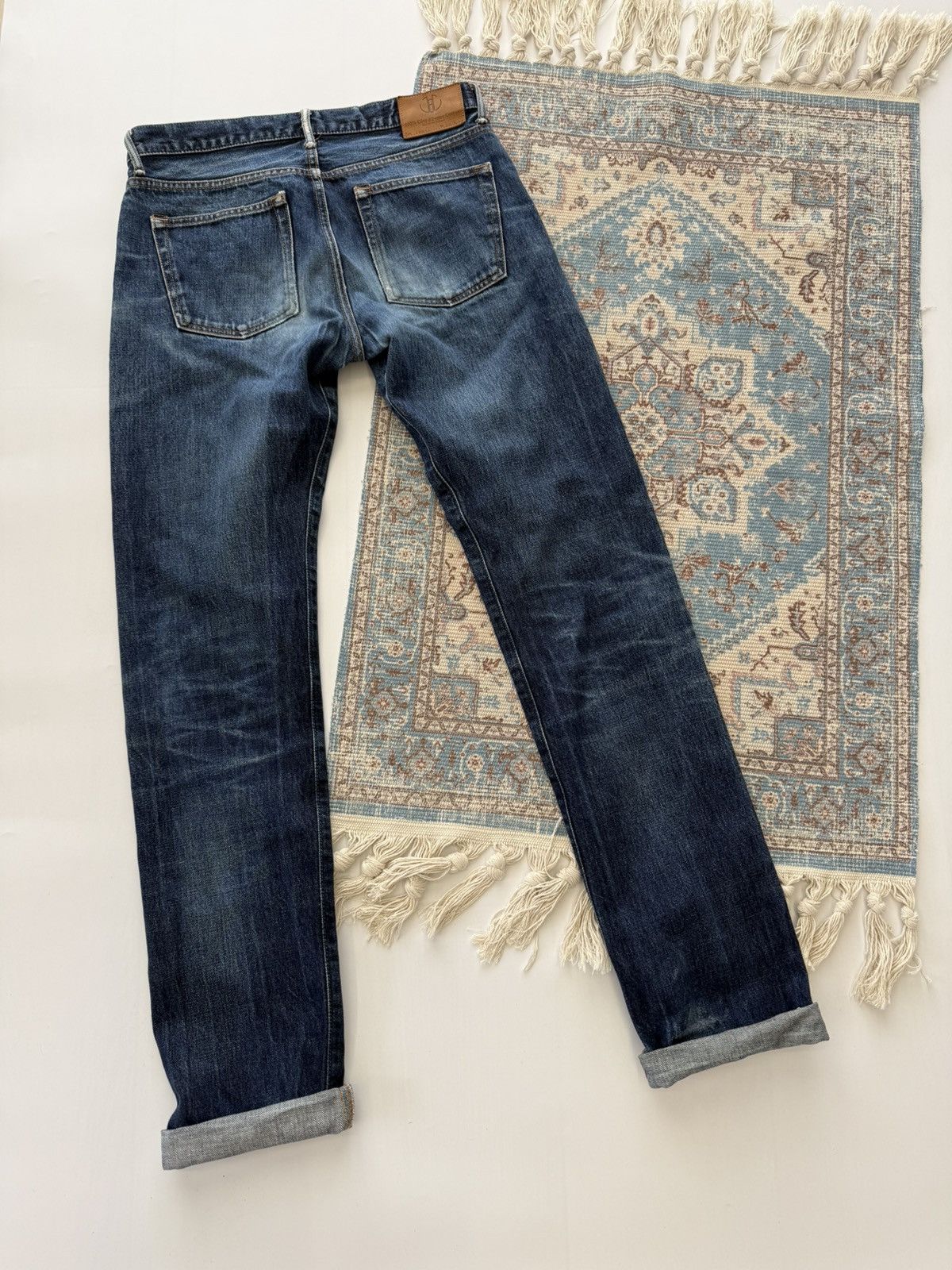 Japan Blue Japan 🇯🇵 Blue Cote d’Ivoire Cotton Selvedge Jeans Denim Pants Size US 32 / EU 48 - 4 Thumbnail