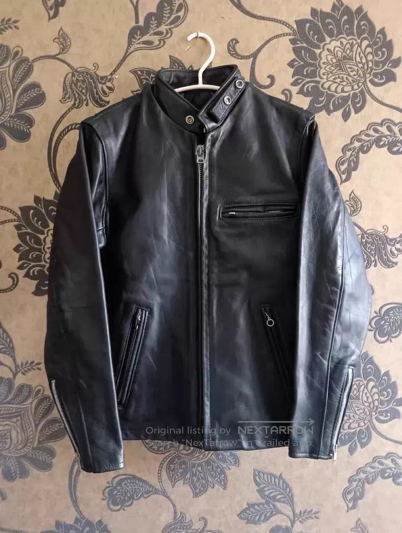 Schott Schott 641 Black Leather Jacket | Grailed