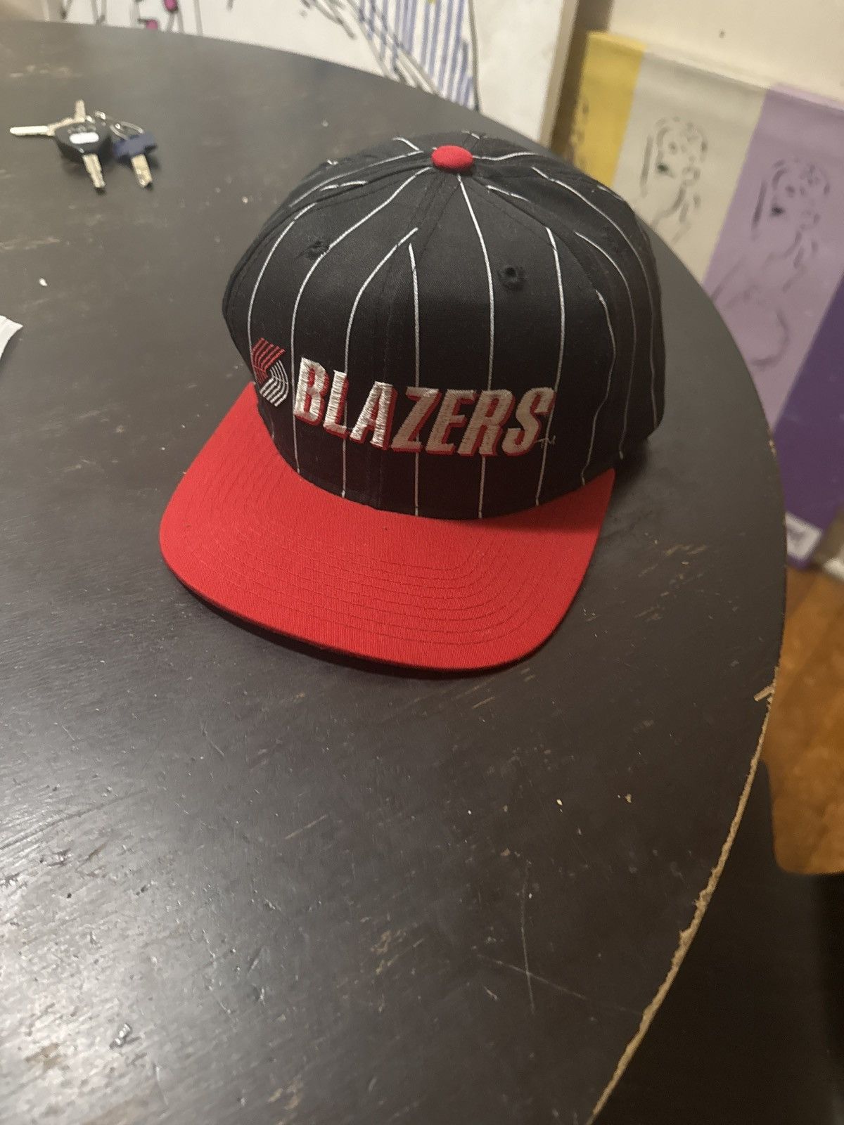 Starter Vintage 90s Portland Trailblazers Starter SnapBack Hat Size 32 - 2 Thumbnail