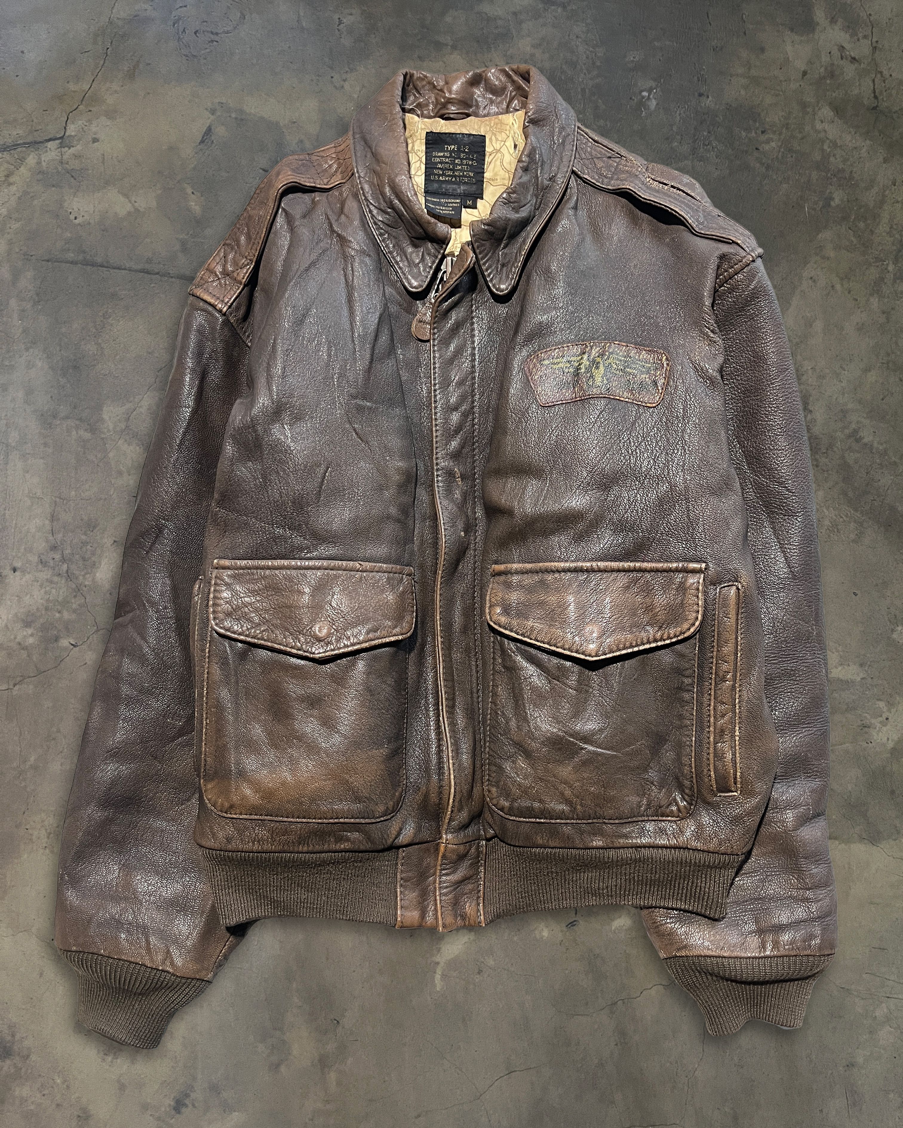 Avirex Rare 90s Avirex leather bomber jacket | Grailed