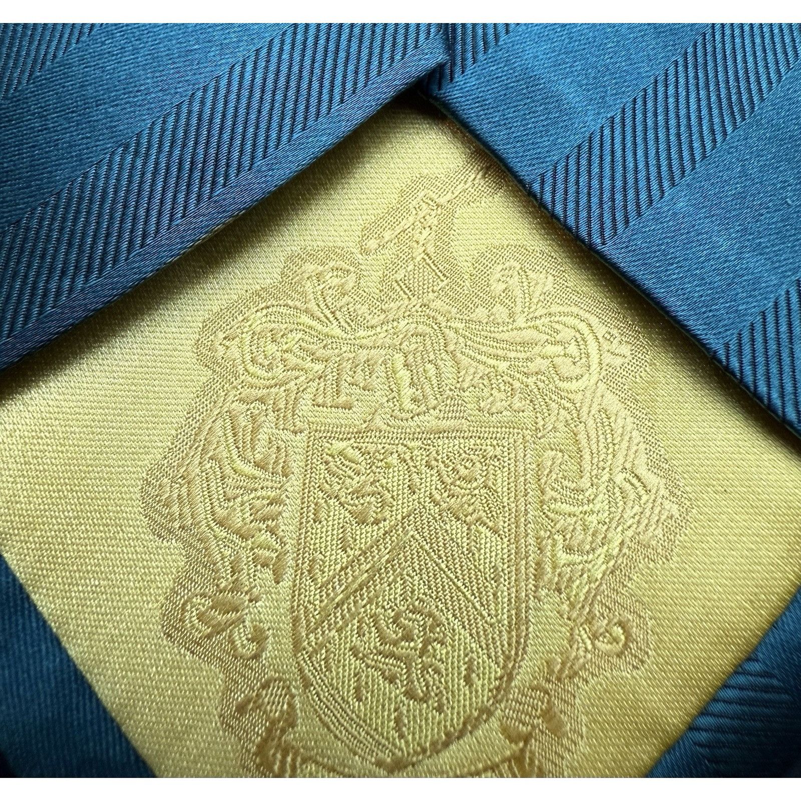 Donald Trump Donald J Trump Signature Collection Blue Striped Tie 60.5" Size ONE SIZE - 5 Thumbnail