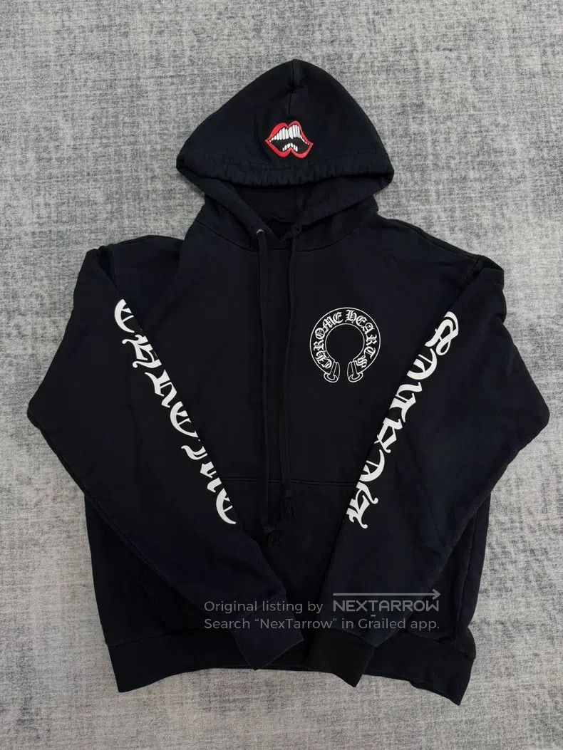 Chrome Hearts CHROME HEARTS Size S Hood, red lips, arms, Sanskrit Size US S / EU 44-46 / 1 - 1 Thumbnail