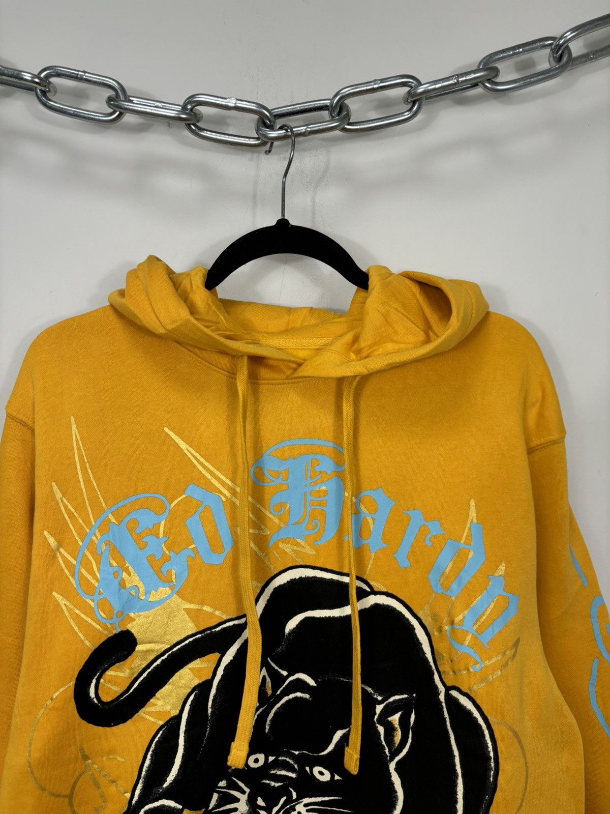 Christian Audigier Ed Hardy Black Panther Logo NEW Hype Y2K Hoodie Size US M / EU 48-50 / 2 - 8 Thumbnail