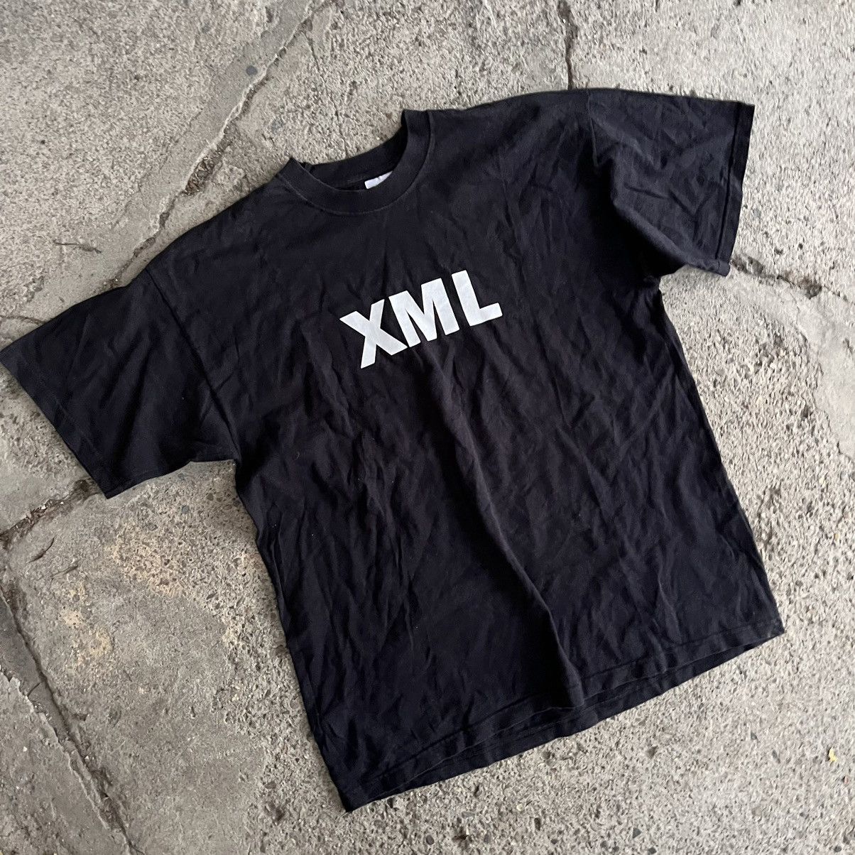 Japanese Brand XML Vintage Black T shirt Geek Database Size US S / EU 44-46 / 1 - 2 Thumbnail