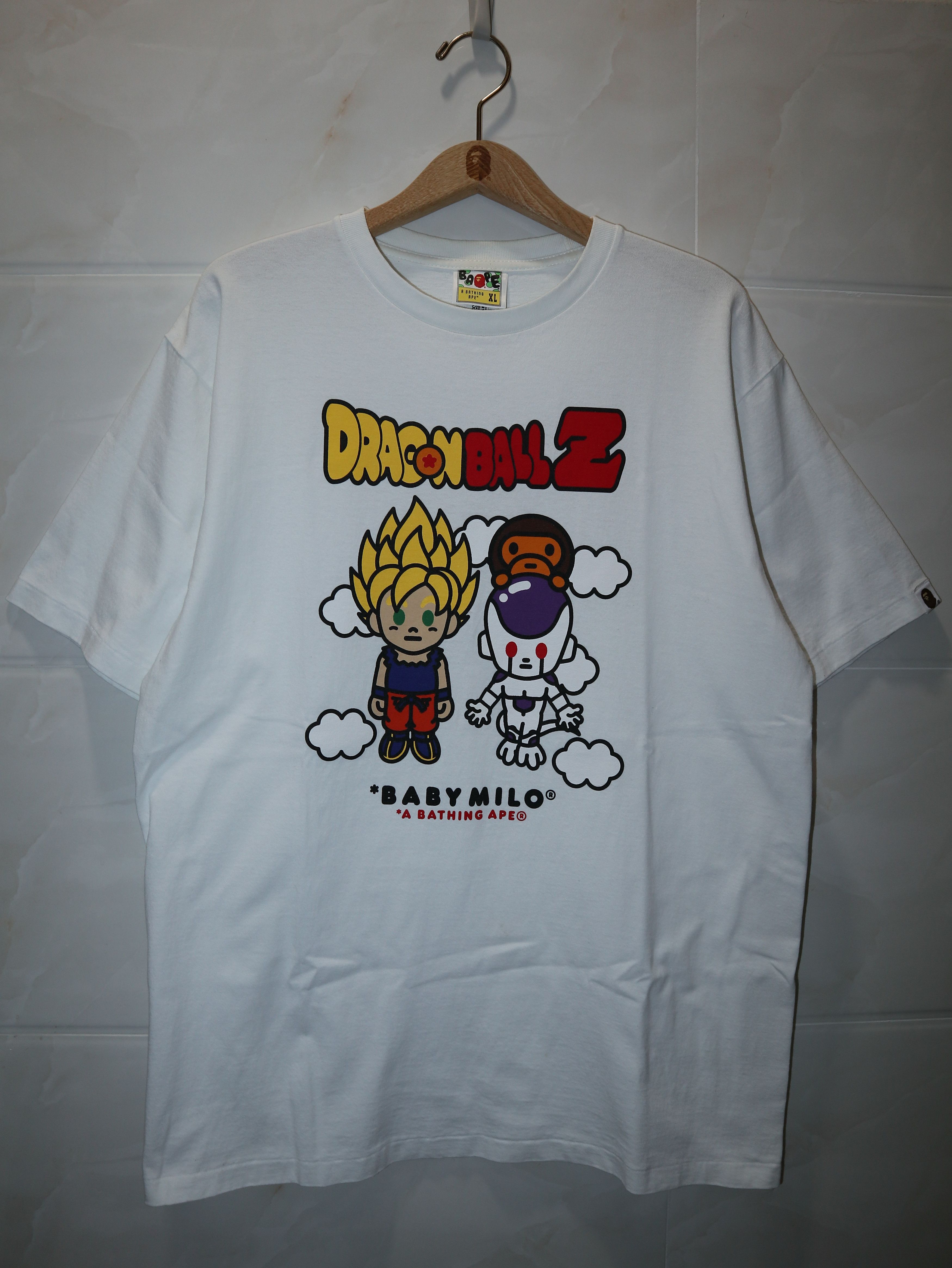 Bape Bape x Dragon Ball Z Frieza Goku Super Saiyan Baby Milo Tee