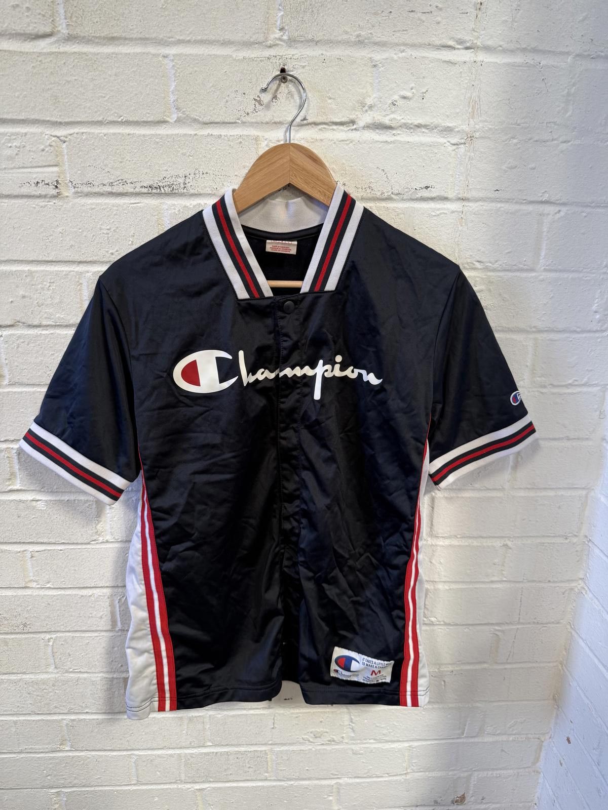 Champion Champion Men's Medium Black Short Sleeve Jersey Size US M / EU 48-50 / 2 - 1 Thumbnail
