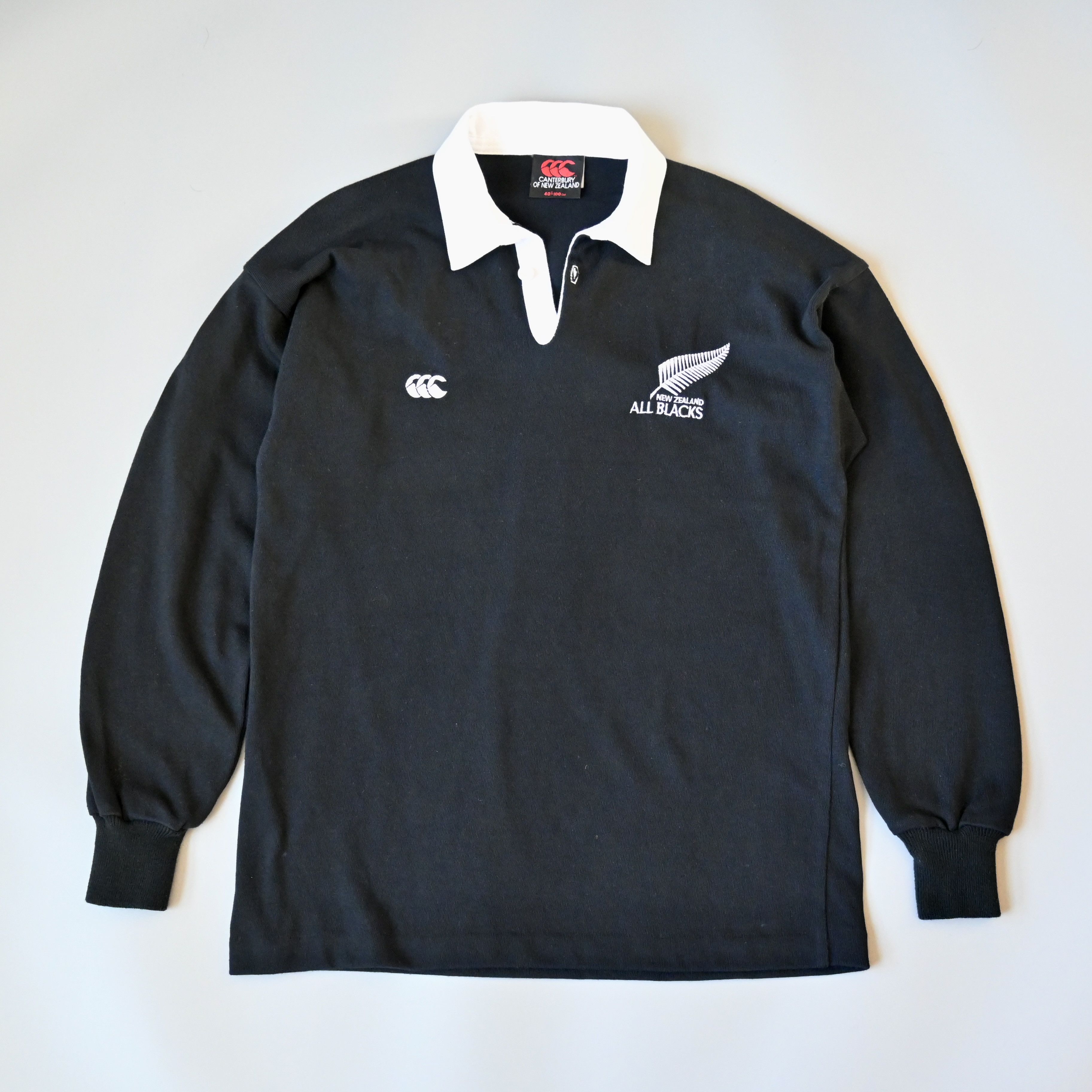 Canterbury of New Zealand VTG 1990-92 Canterbury x New Zealand All Blacks rugby shirt Size US M / EU 48-50 / 2 - 4 Thumbnail