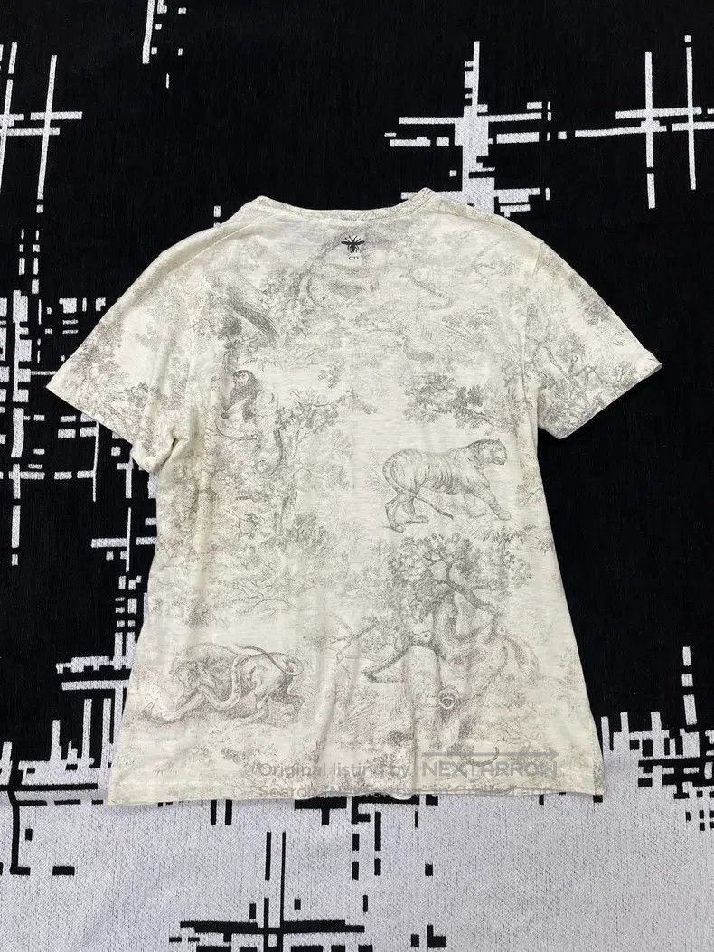 Dior Dior Jungle Series Zoo Printed T-shirt Size L / US 10 / IT 46 - 2 Thumbnail