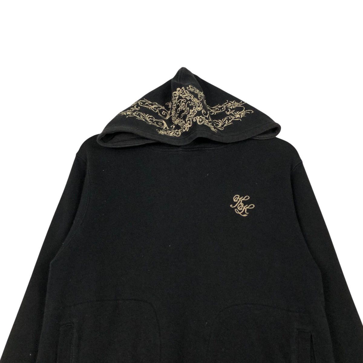 Japanese Brand KARL KANI “BROOKLYN ENERGY” Gothic Embroidered Hoodie Size US M / EU 48-50 / 2 - 4 Thumbnail