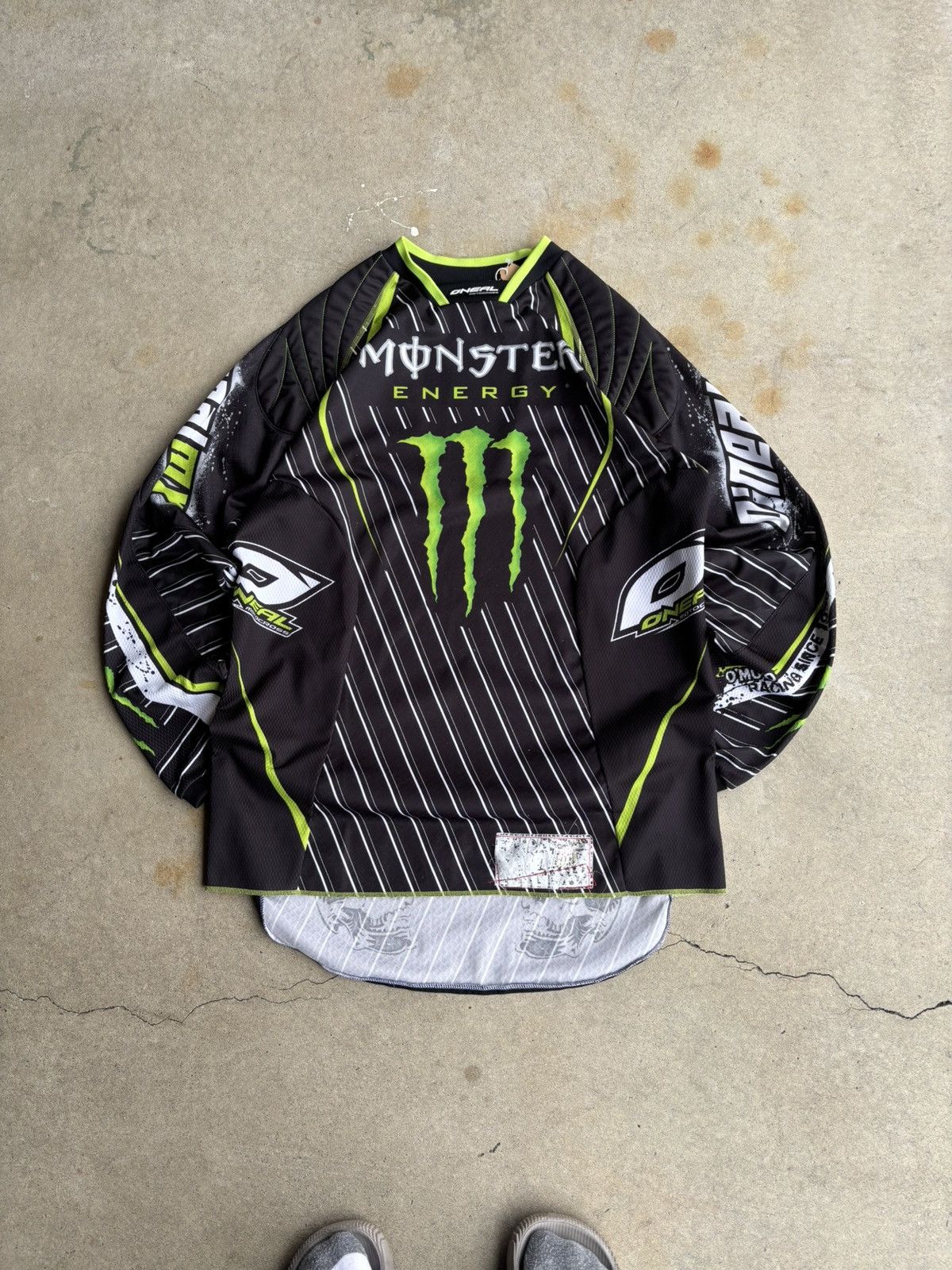 O'Neill Vintage O Neill X Monster Boxy Moto Mayhem Jersey Longsleeve Size US S / EU 44-46 / 1 - 1 Thumbnail