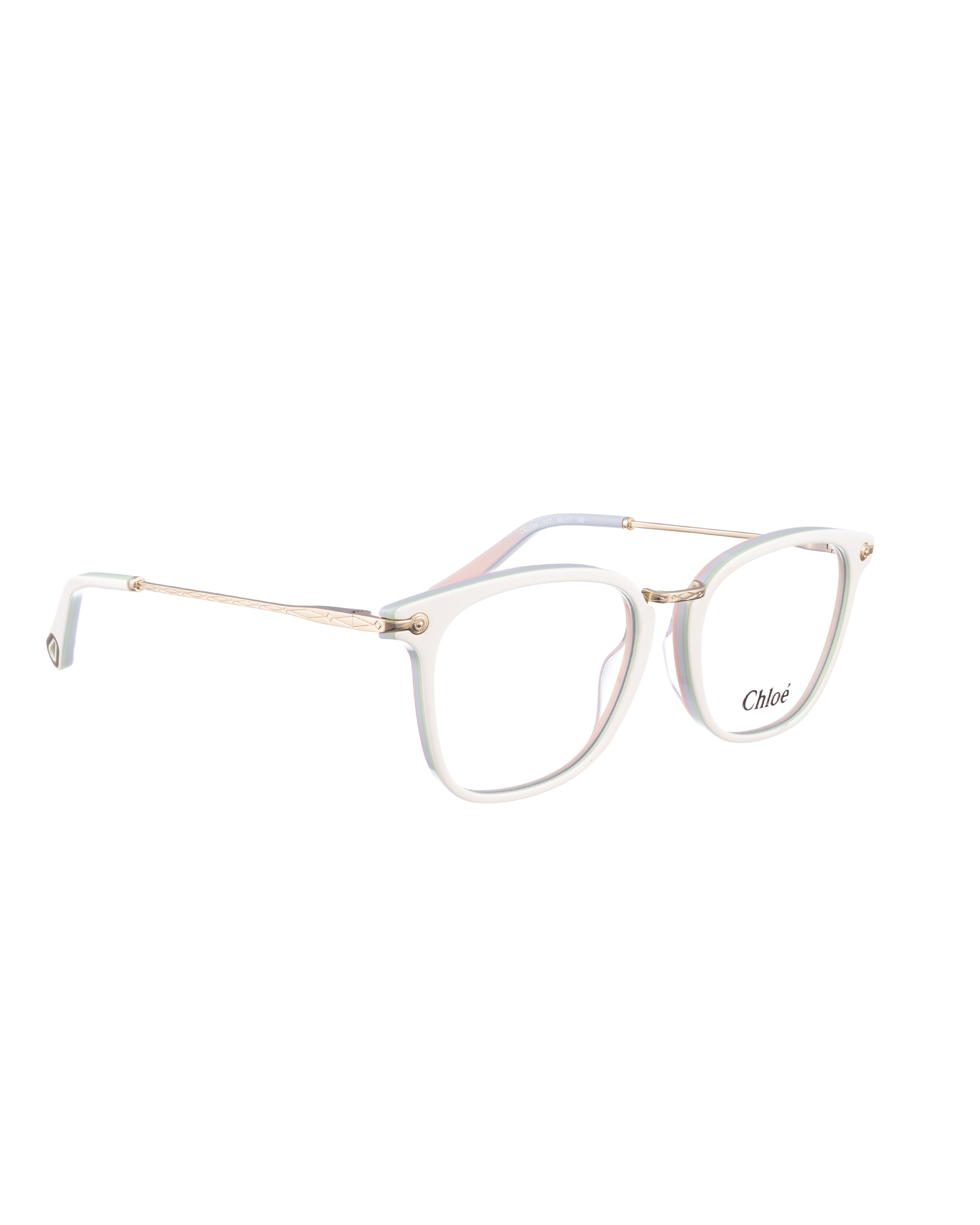Chloe Chloe 00s Oversized Pastel and Gold Glasses Size ONE SIZE - 2 Thumbnail