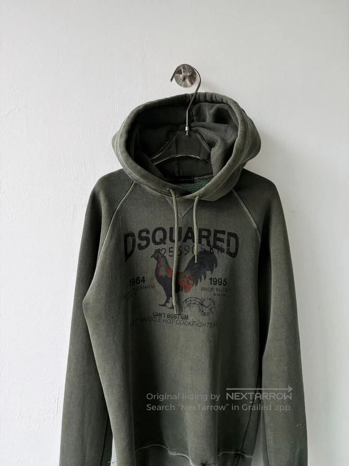 Dsquared2 DSquared Vintage Graffiti Hoodie. Size US M / EU 48-50 / 2 - 3 Thumbnail