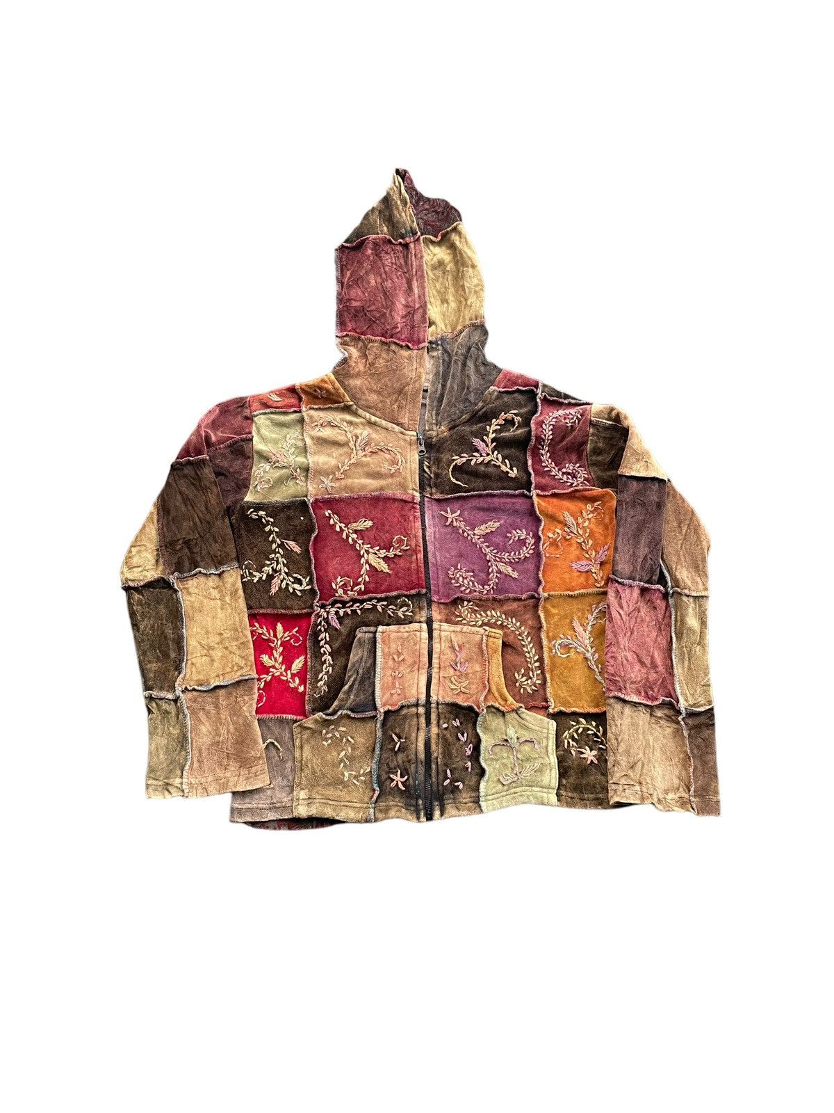 Handmade Vintage Nepal Custom Hand Made Hoodie Size M / US 6-8 / IT 42-44 - 1 Thumbnail