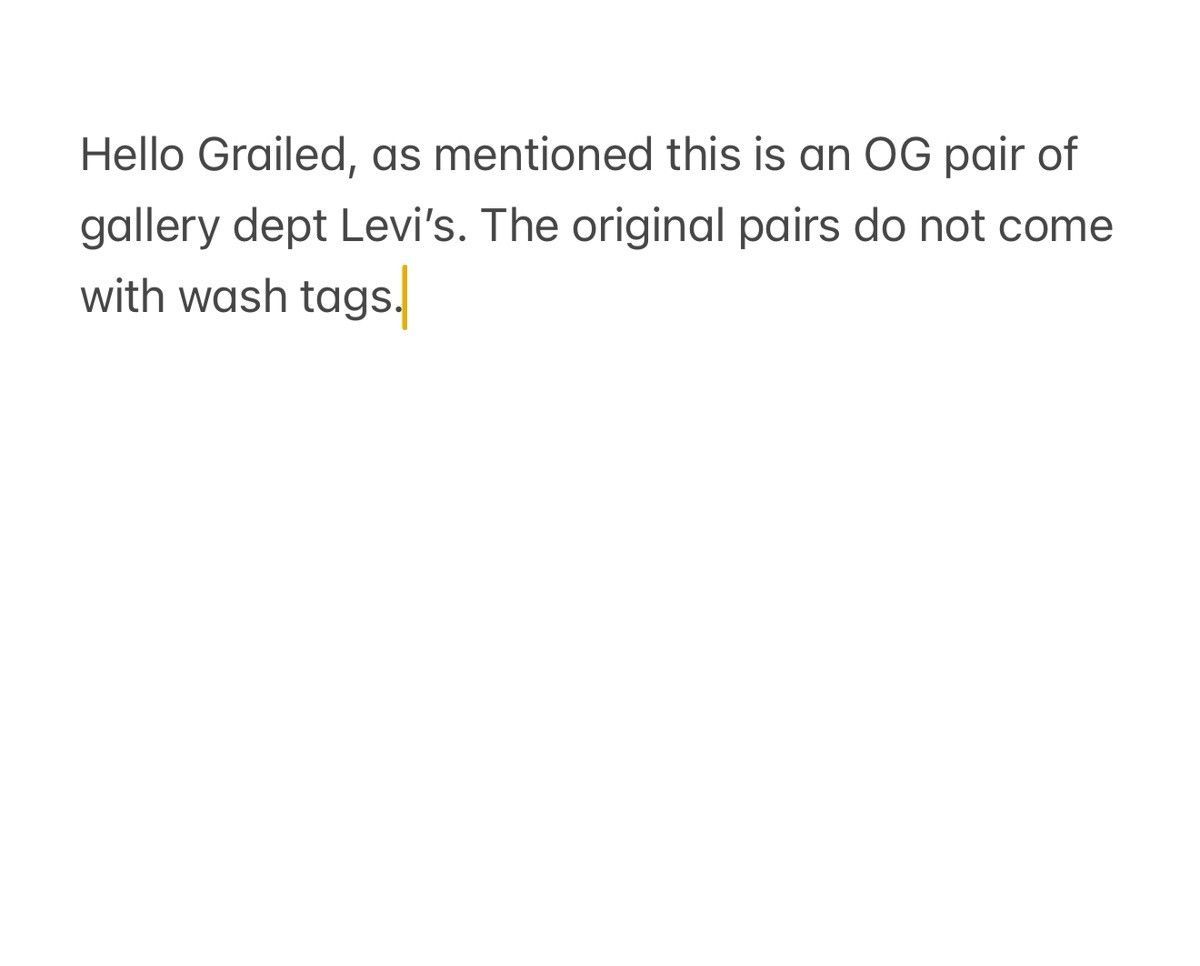 Gallery Dept. OG Pair G Patch Levi’s 5001 Size US 32 / EU 48 - 15 Thumbnail