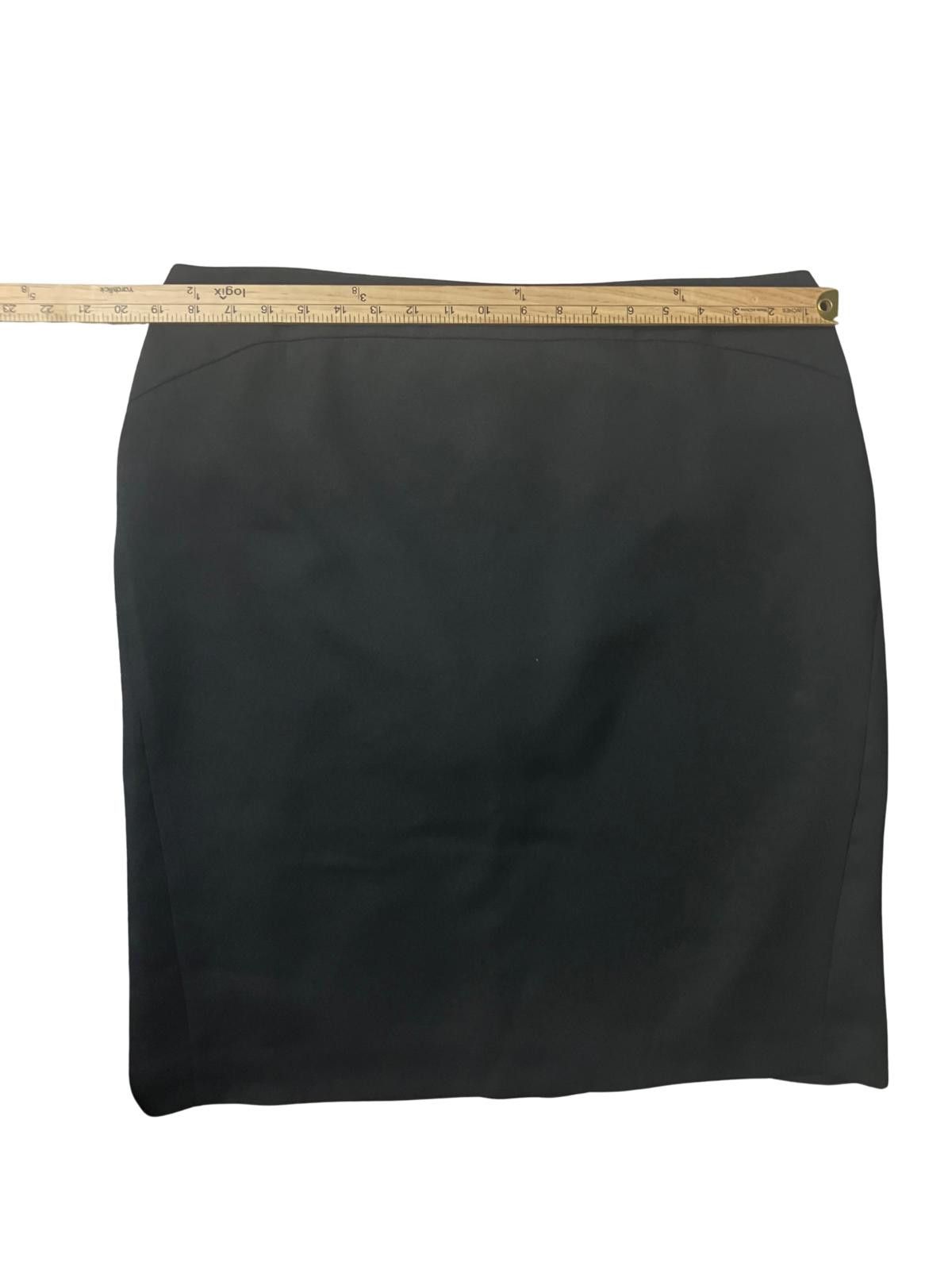 Ann Taylor Ann Taylor Black Pencil Skirt Size 16 Lined Classic Size 38" / US 16 / IT 52 - 6 Thumbnail