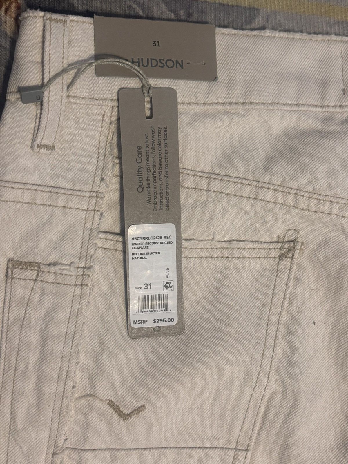 Hudson Hudson Walker Reconstruction Jeans Size US 31 - 5 Thumbnail