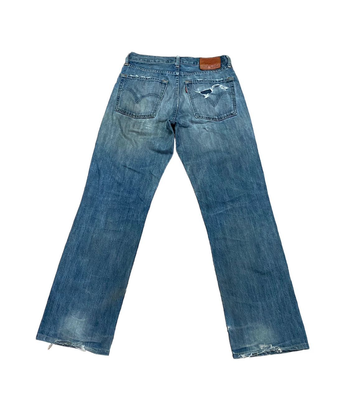 Levi's 💥BEST OFFER💥VINTAGE LEVIS 502 WORK DISTRESSED DENIM Size US 31 - 2 Thumbnail
