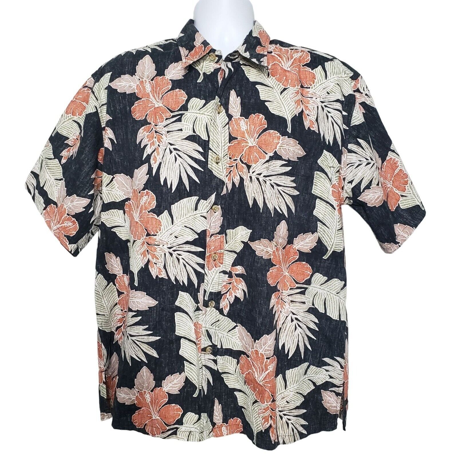 Designer Cooke Street Hawaiian Floral Shirt Mens Size XL Reverse Size XL / US 12-14 / IT 48-50 - 1 Thumbnail