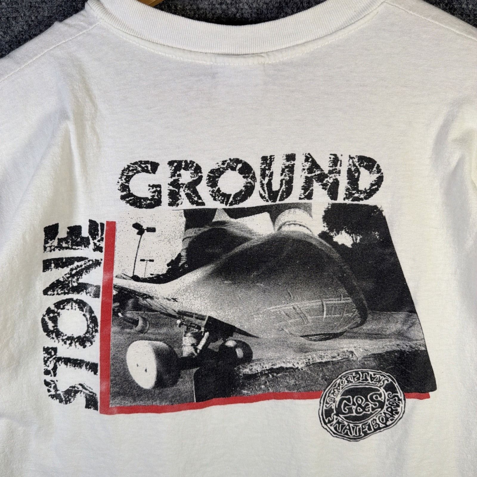 Blind Skateboards Vintage Ground And Stone Shirt Mens XL White 80s Skateboards Size US XL / EU 56 / 4 - 2 Thumbnail