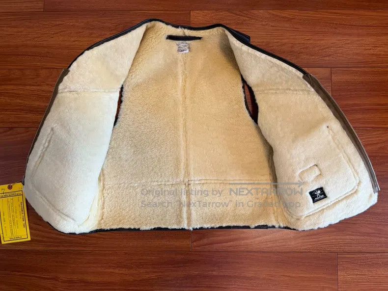 The Real McCoy's The Real McCoys C-3 Fur Lined Vest Dark Brown Size US S / EU 44-46 / 1 - 4 Thumbnail