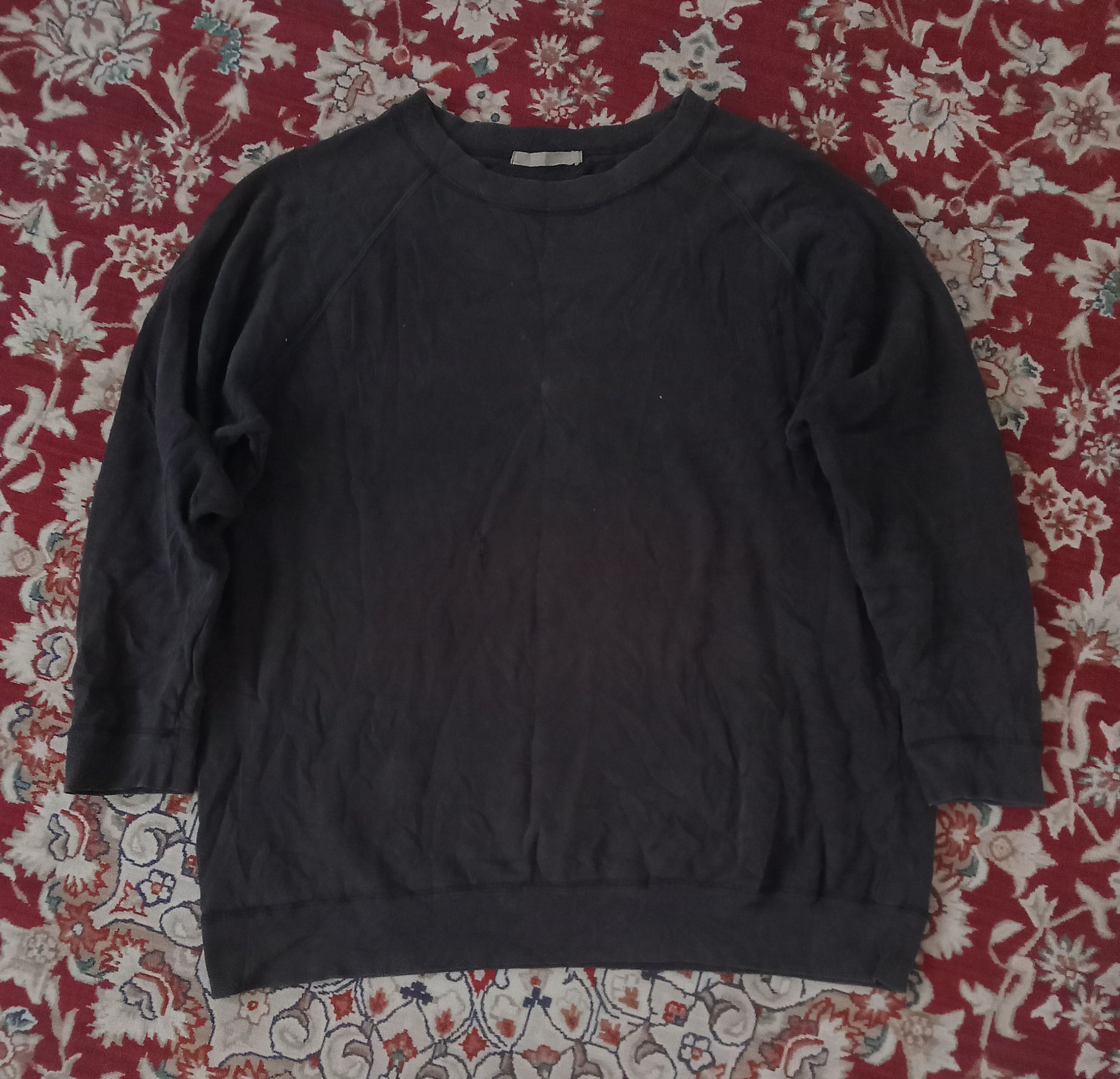 Yohji Yamamoto Yohji Yamamoto Vintage Distressed Sweatshirt Size US M / EU 48-50 / 2 - 2 Thumbnail