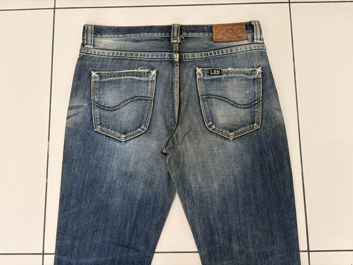 Vintage Vtg Lee Riders Flare Bootcut Distressed Jeans Size US 30 / EU 46 - 17 Thumbnail
