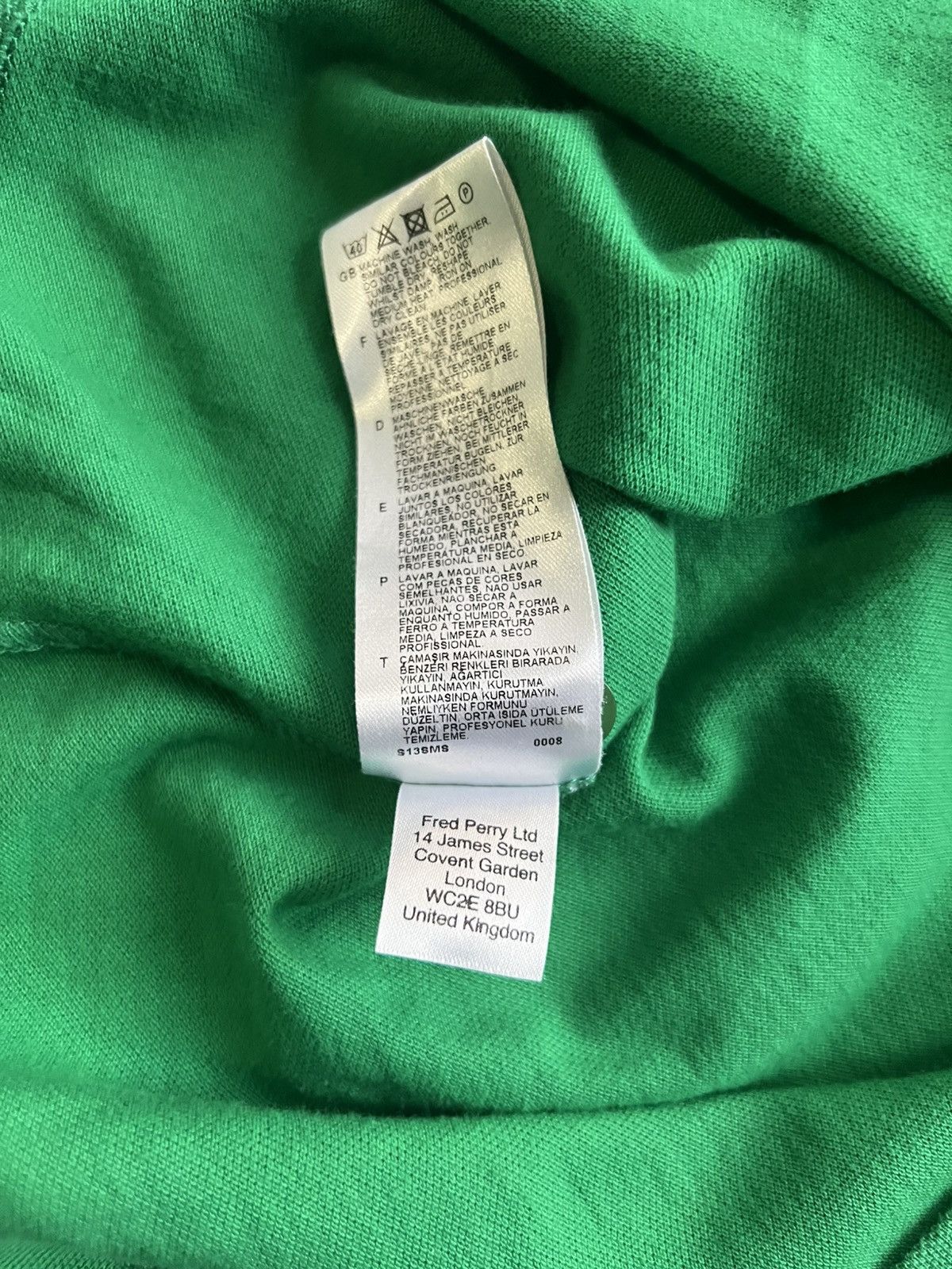 Fred Perry × Raf Simons Raf Simons x Fred Perry Green Polo Shirt Size US S / EU 44-46 / 1 - 6 Thumbnail