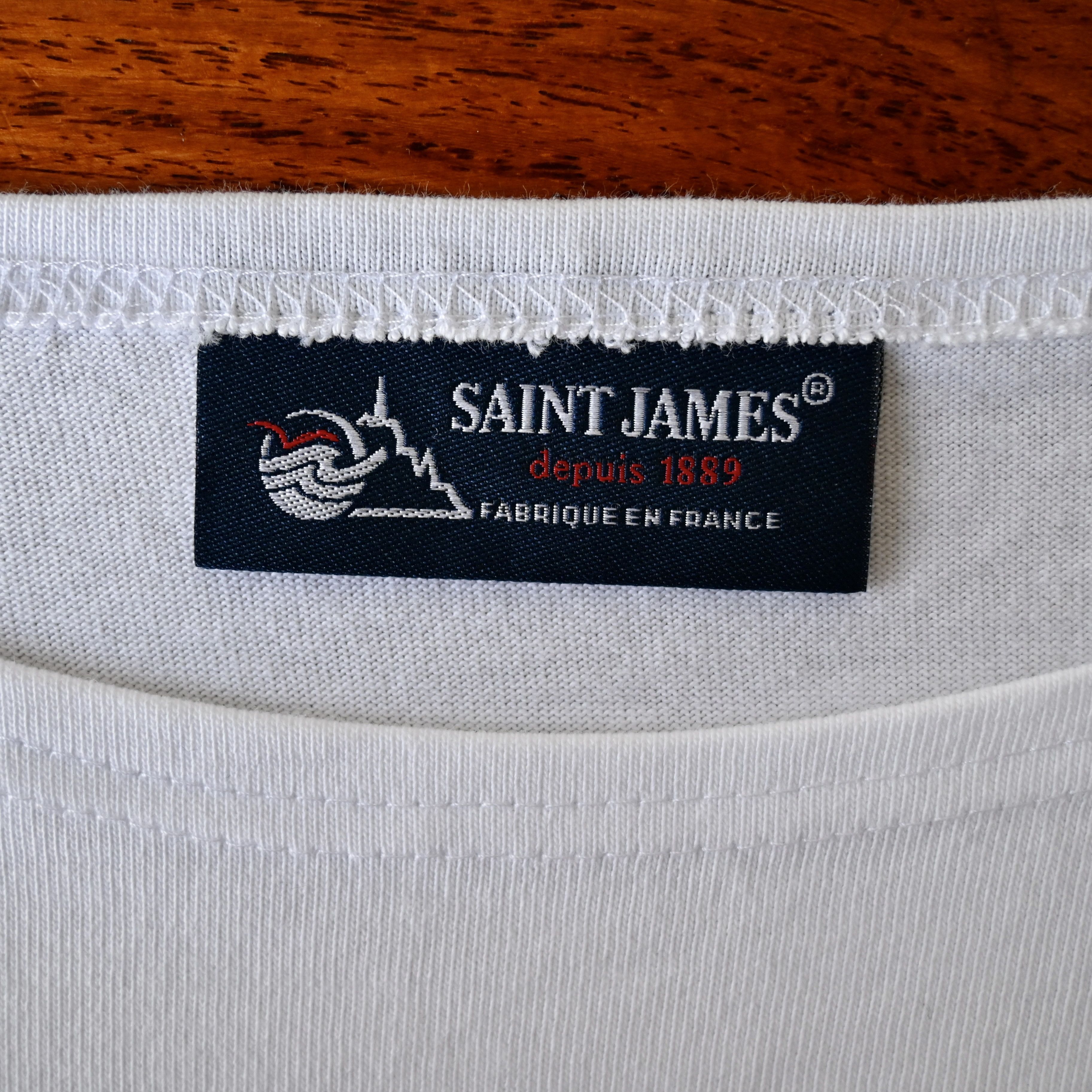 Saint James SAINT JAMES "NAVAL" authentic sailor shirt, 5/ML Size US M / EU 48-50 / 2 - 10 Thumbnail