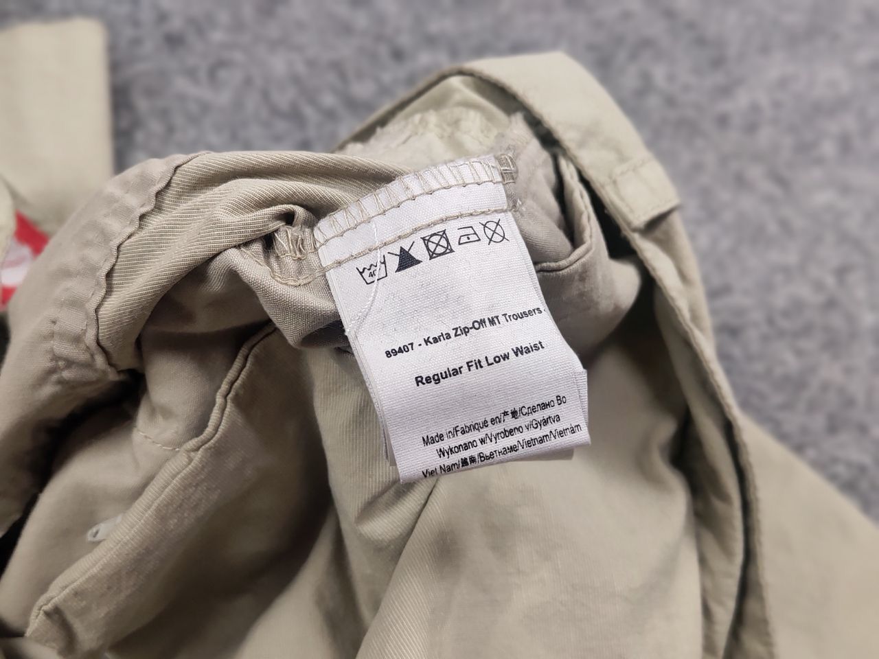 Fjallraven Fjallraven Karl Zip Off Cargo trouser com port pants beige Size US 30 / EU 46 - 17 Thumbnail