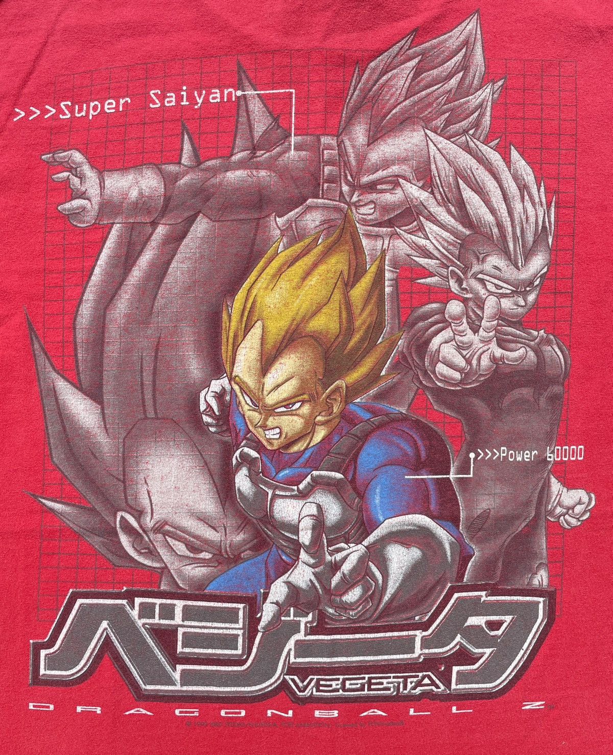 Japanese Brand × Vintage 1999 Vintage Dragon Ball Z Vegeta Super Saiyan Size US M / EU 48-50 / 2 - 6 Thumbnail