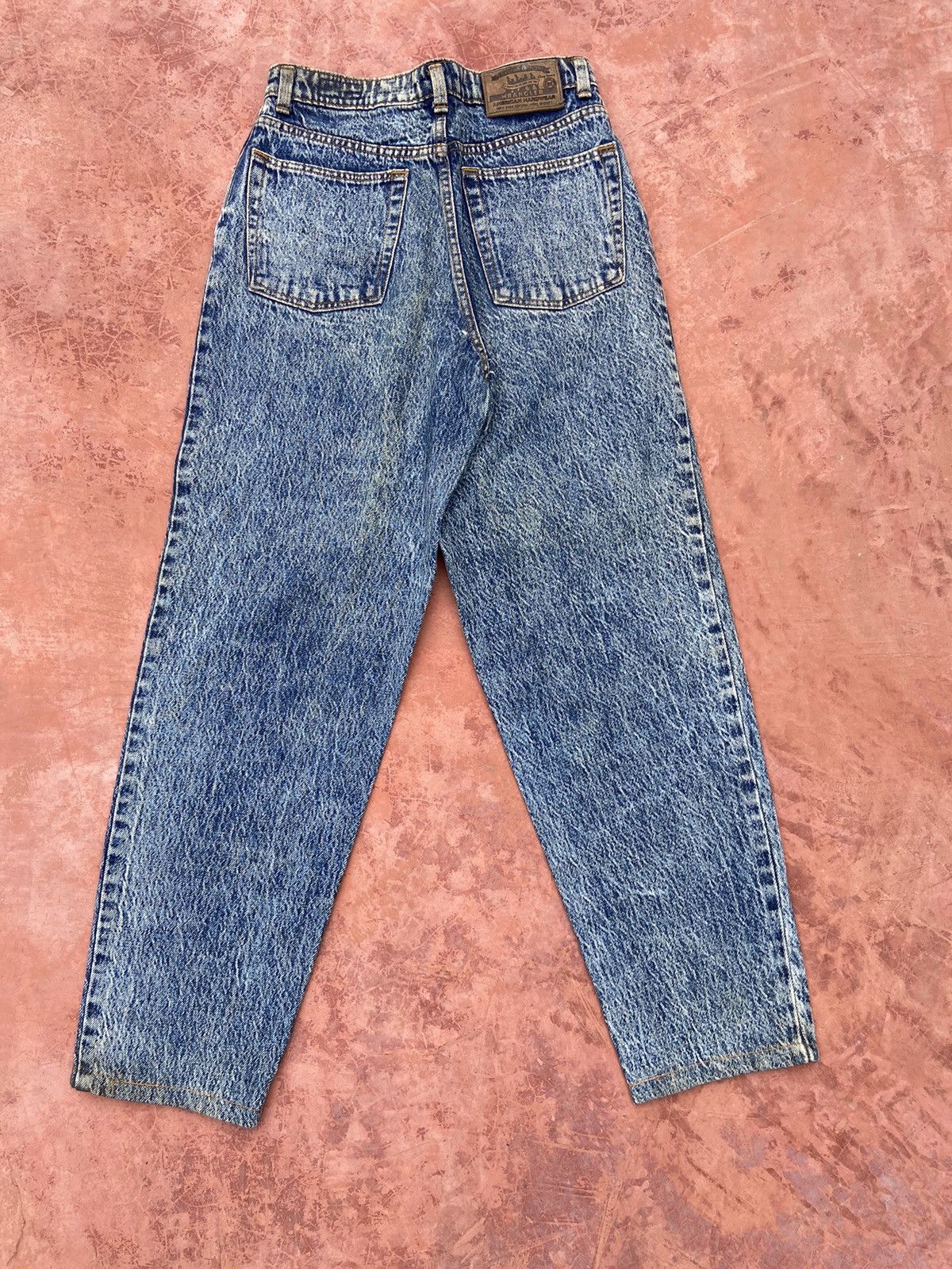 Beauty Beast 🔥 Acid Wash Vintage 80s Vintage Wrangler Jeans Size US 28 / EU 44 - 4 Thumbnail