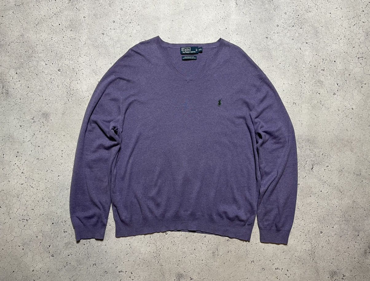 Polo Ralph Lauren × Vintage Vintage 90s Sweater Pullover Polo Ralph Lauren Y2K PRL Size US XXL / EU 58 / 5 - 1 Thumbnail