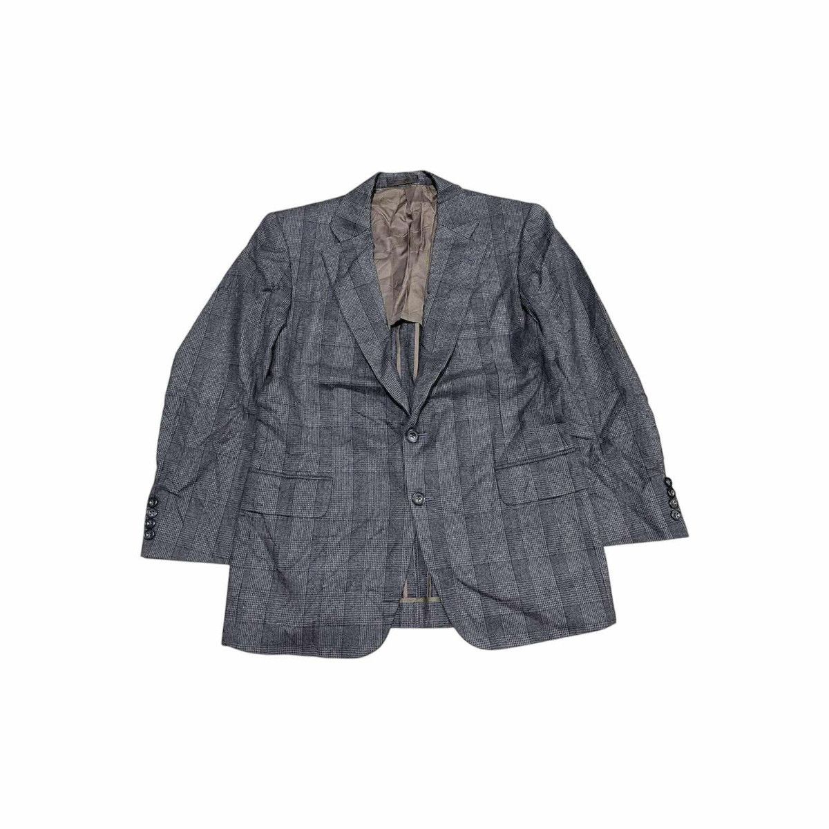 Burberry 🔥Vintage Burberrys Plaid Wool Blazer Jacket Size US M / EU 48-50 / 2 - 1 Thumbnail