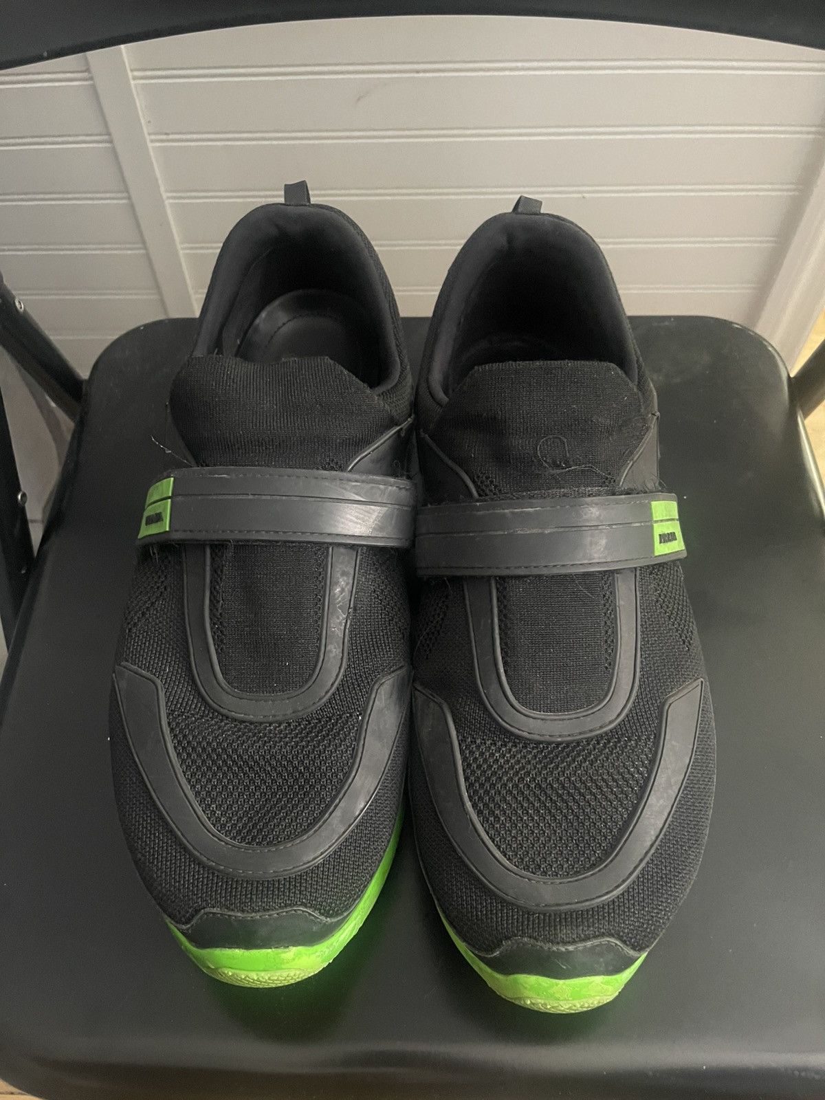 Prada Prada Sneaker Cloudburst Black Lime Green Size US 13 / EU 46 - 1 Thumbnail