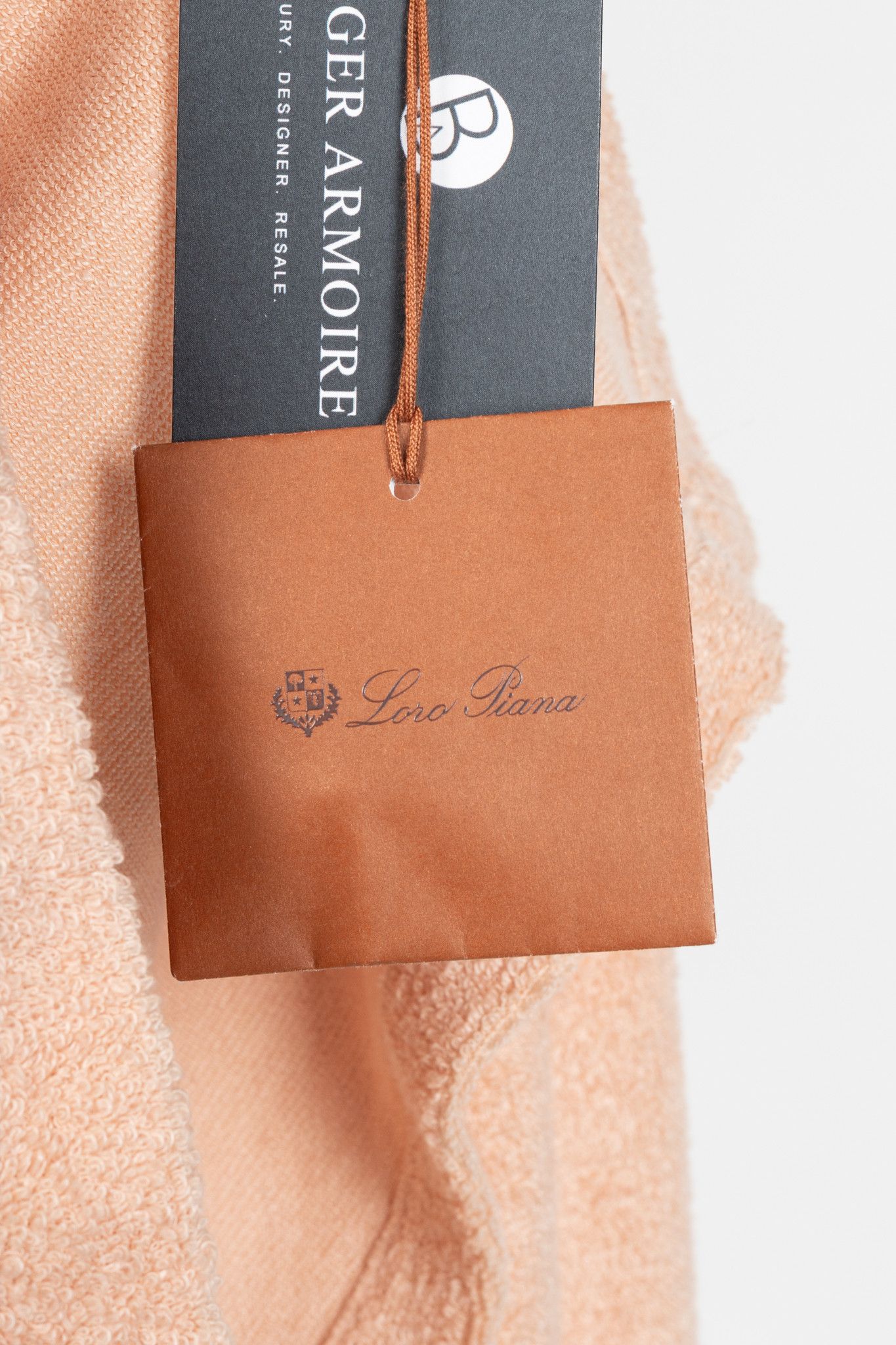 Loro Piana Loro Piana Light Coral Panarea Linen & Cotton Henley Sweater Size XS / US 0-2 / IT 36-38 - 9 Thumbnail