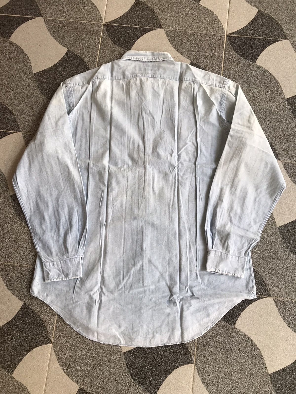 RRL Ralph Lauren Vintage Worn RRL double RL Shirts Size US XL / EU 56 / 4 - 3 Thumbnail