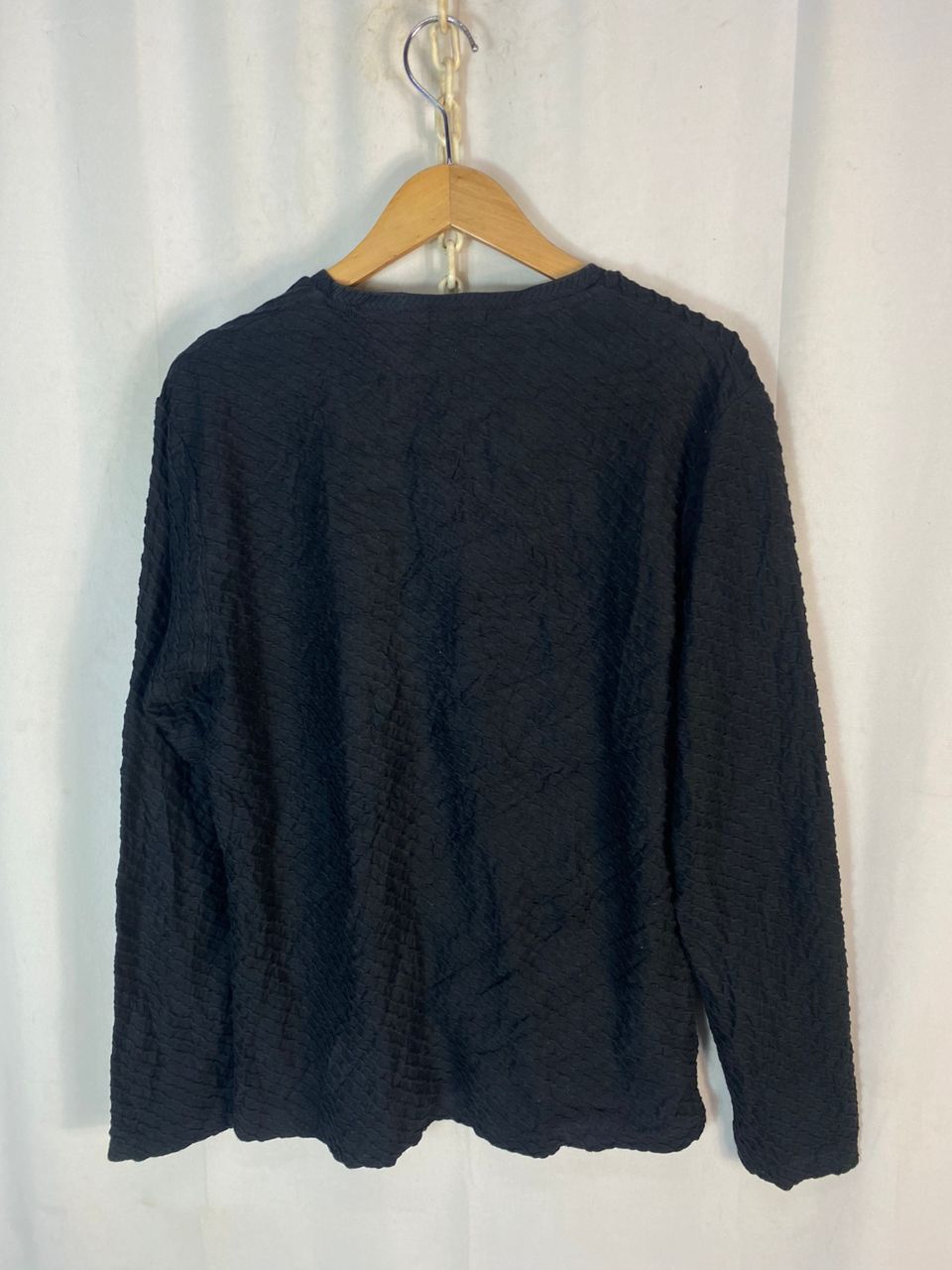Japanese Brand Unisex 🔥 renoma homme long sleeve vneck shirt Size L / US 10 / IT 46 - 7 Thumbnail
