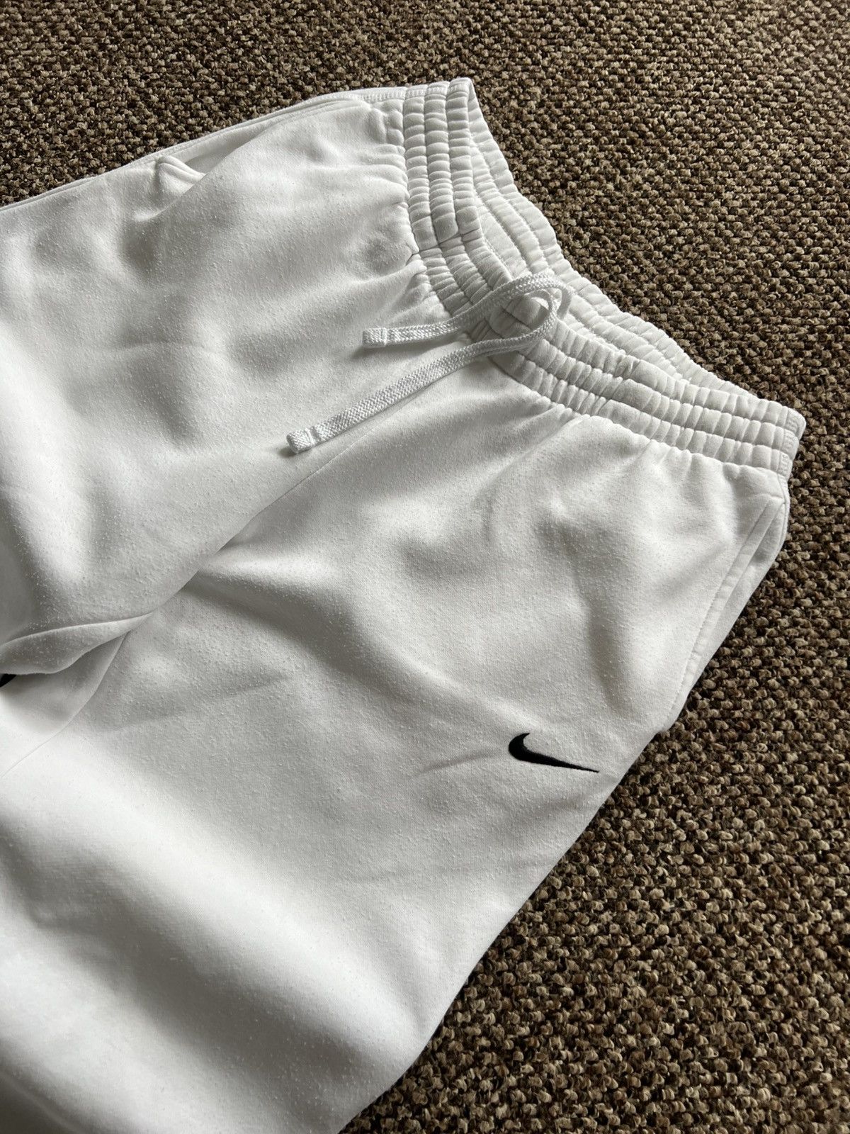 Nike Vintage Nike White Sweatpants Mens Cotton Pants Y2K Size US 34 / EU 50 - 6 Thumbnail