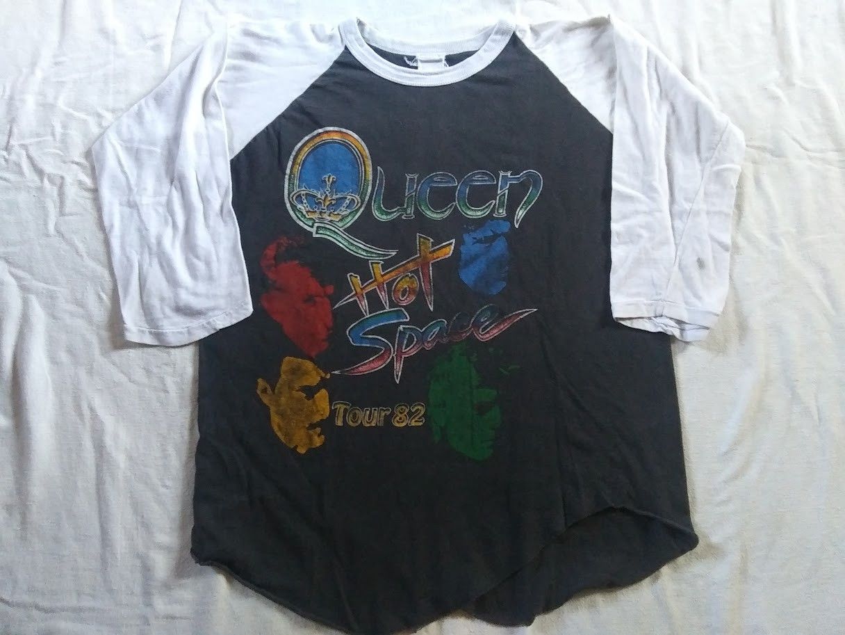 Band Tees Vintage 1982 Queen Band Hot Space Tour '82 T-shirt | Grailed