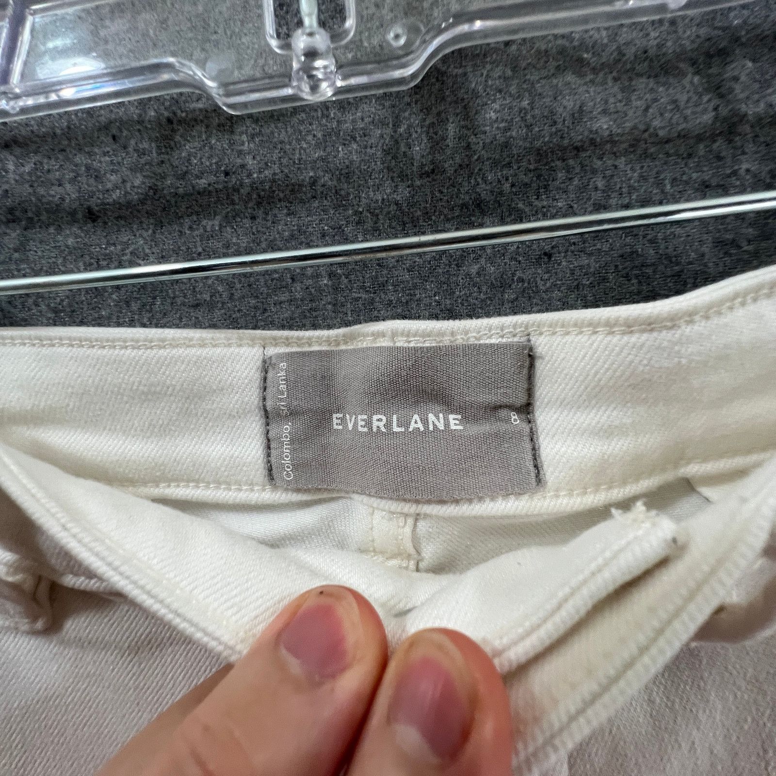 Everlane Everlane Women's Pants Size 8 White Jeans Size 30" / US 8 / IT 44 - 4 Thumbnail